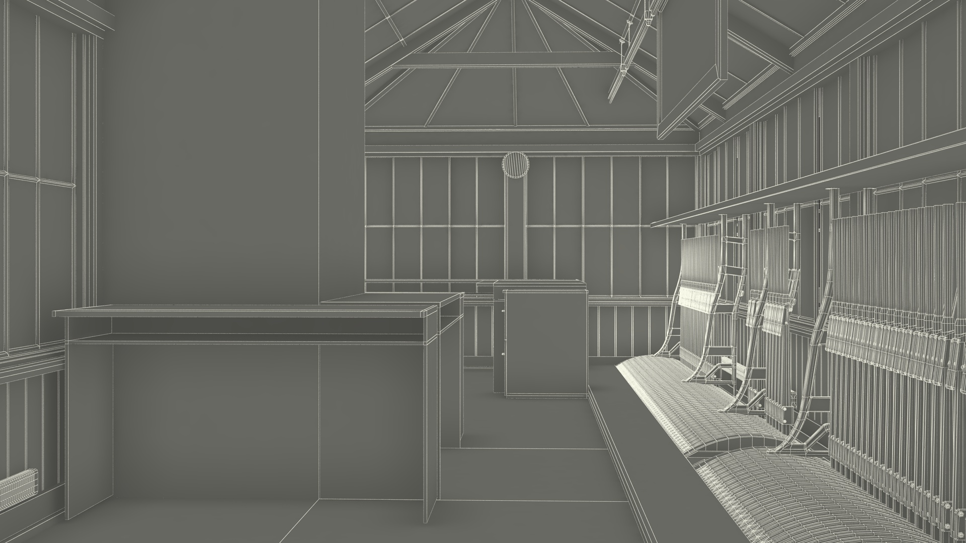 3D model Railway Signal House