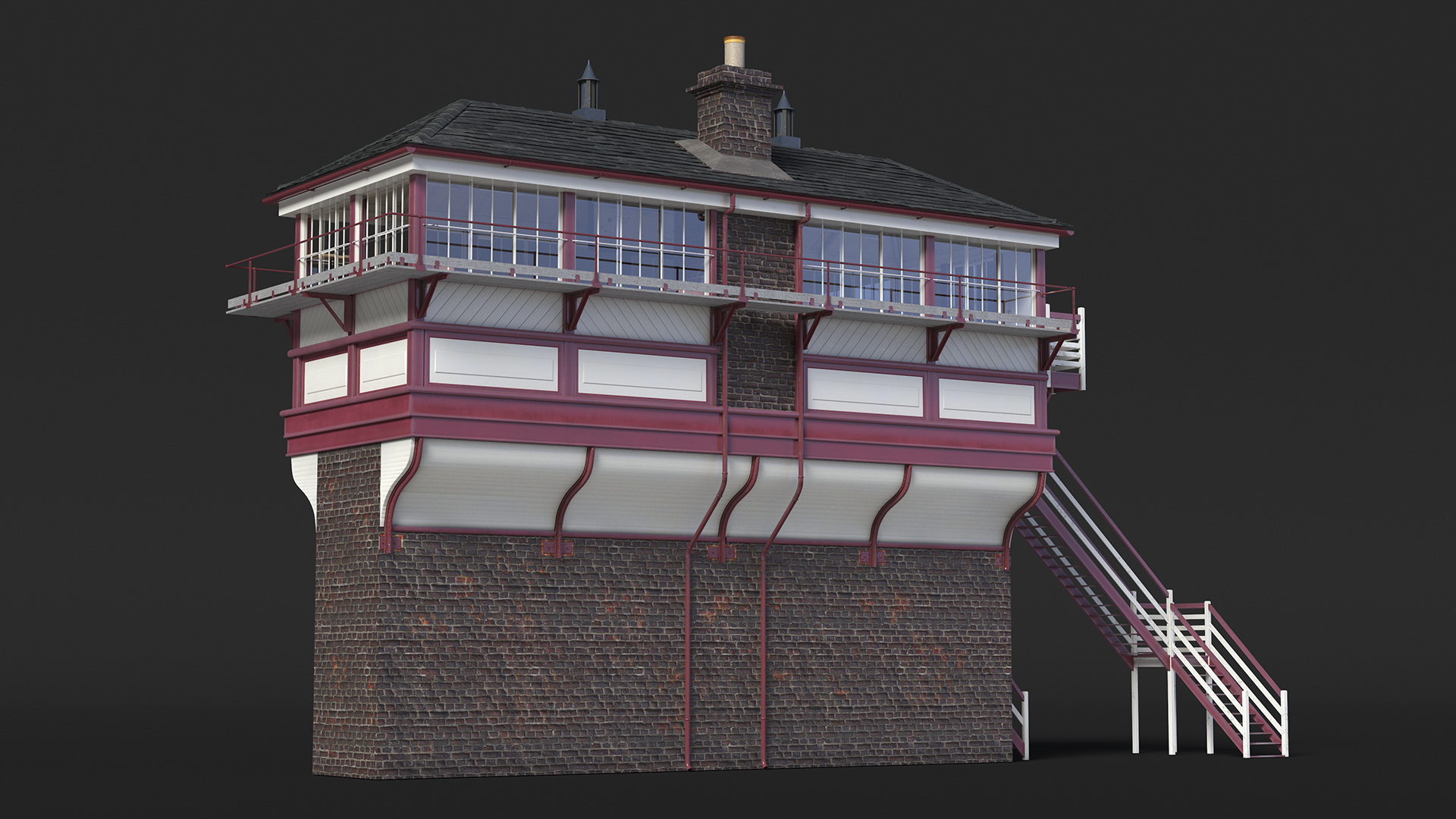 3D model Railway Signal House