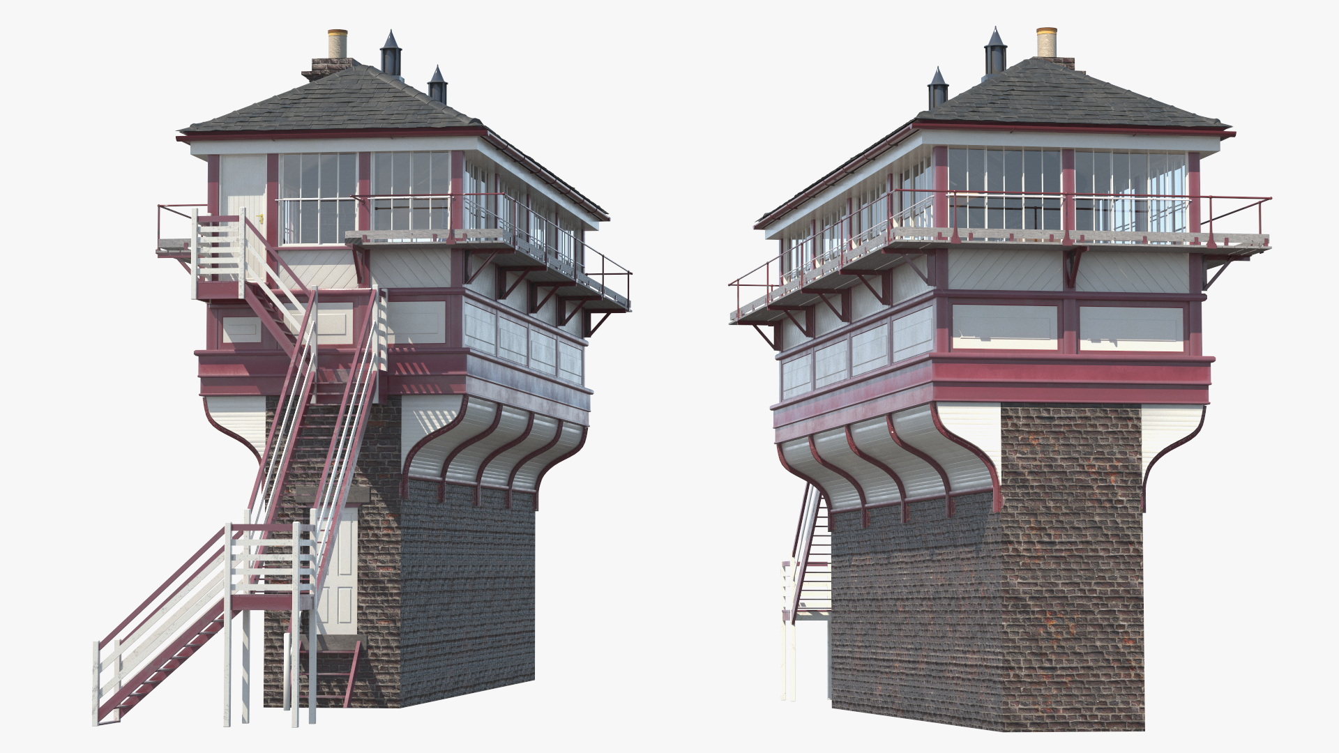 3D model Railway Signal House