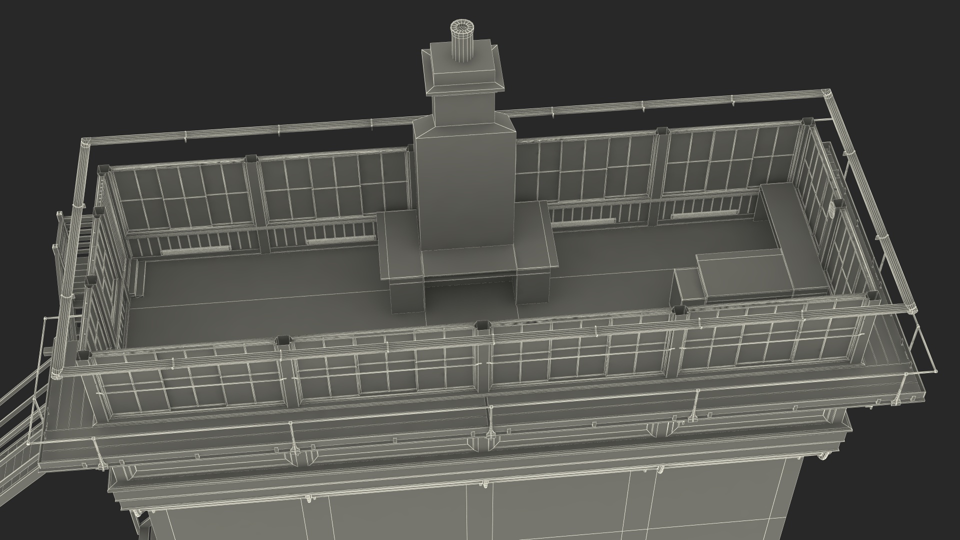 3D model Railway Signal House