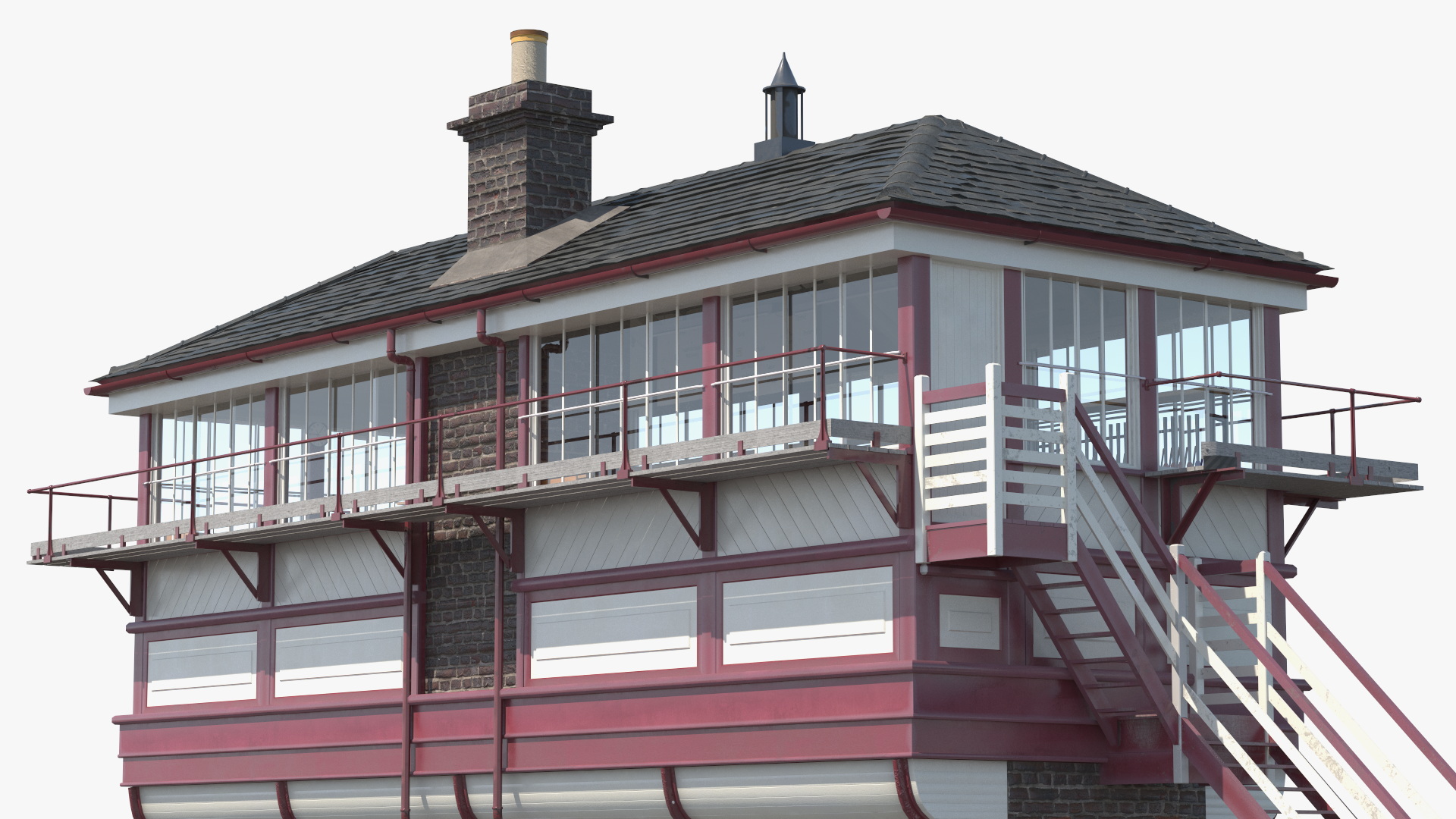 3D model Railway Signal House