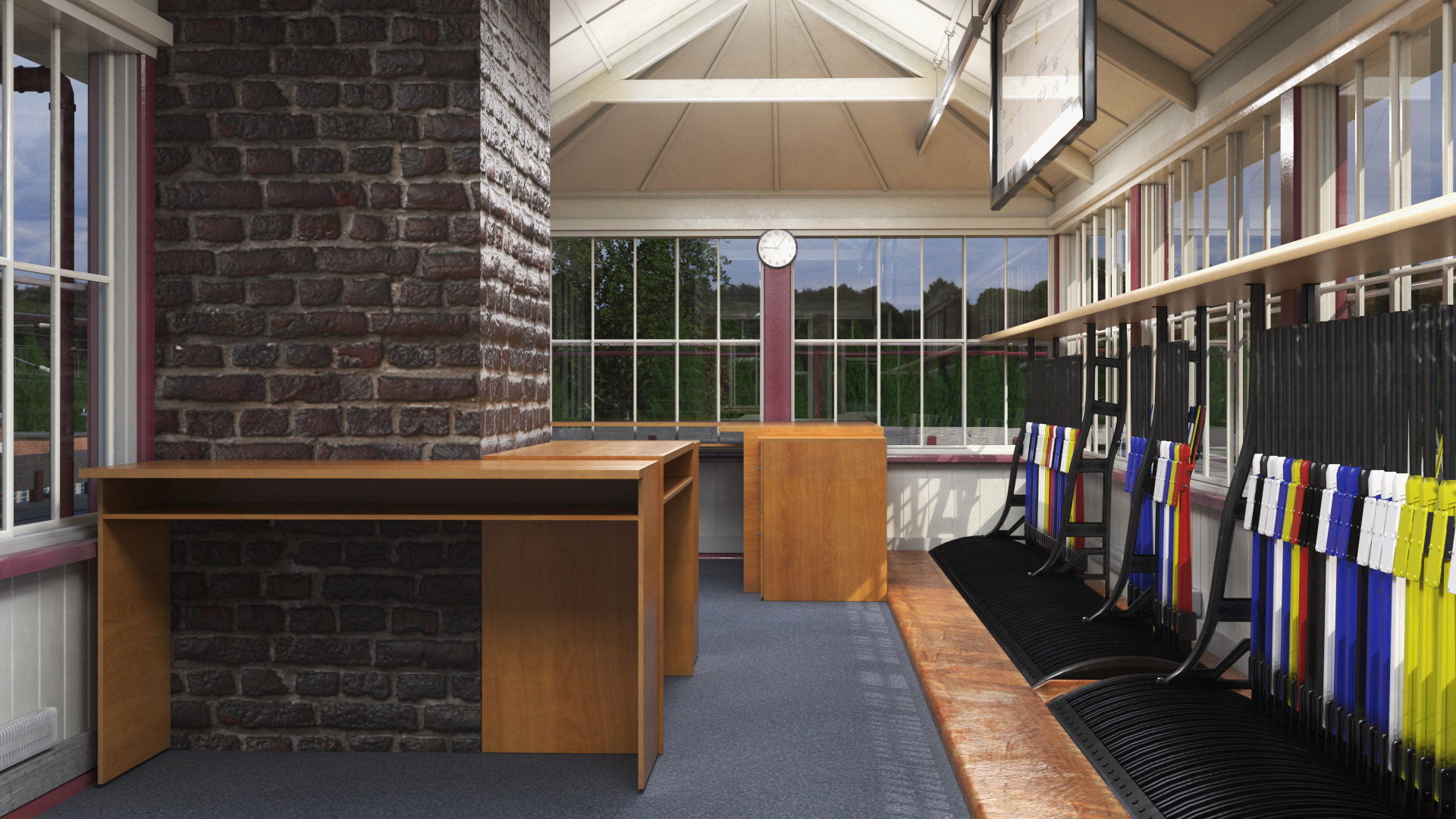 3D model Railway Signal House