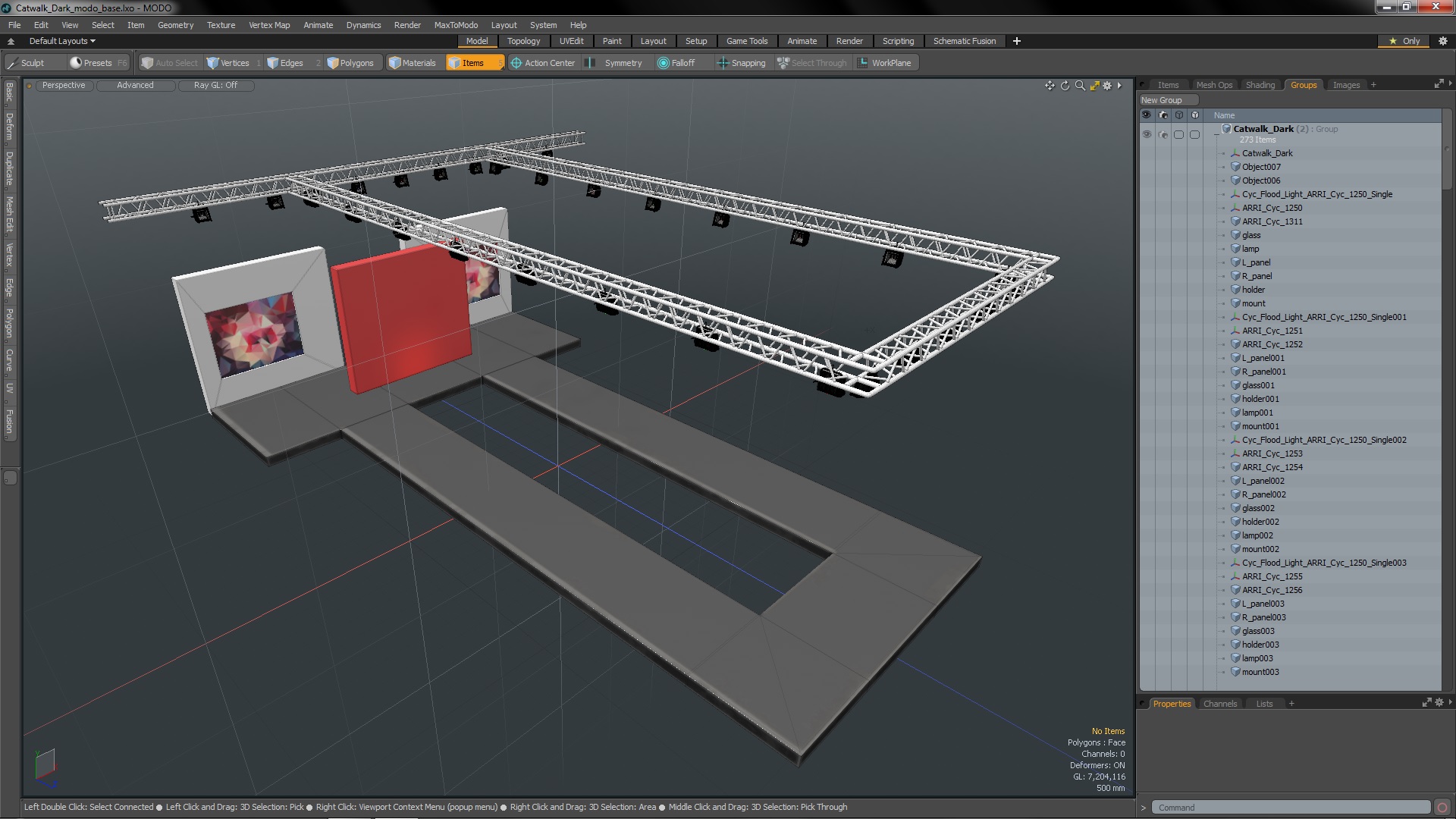 Catwalk Dark 3D