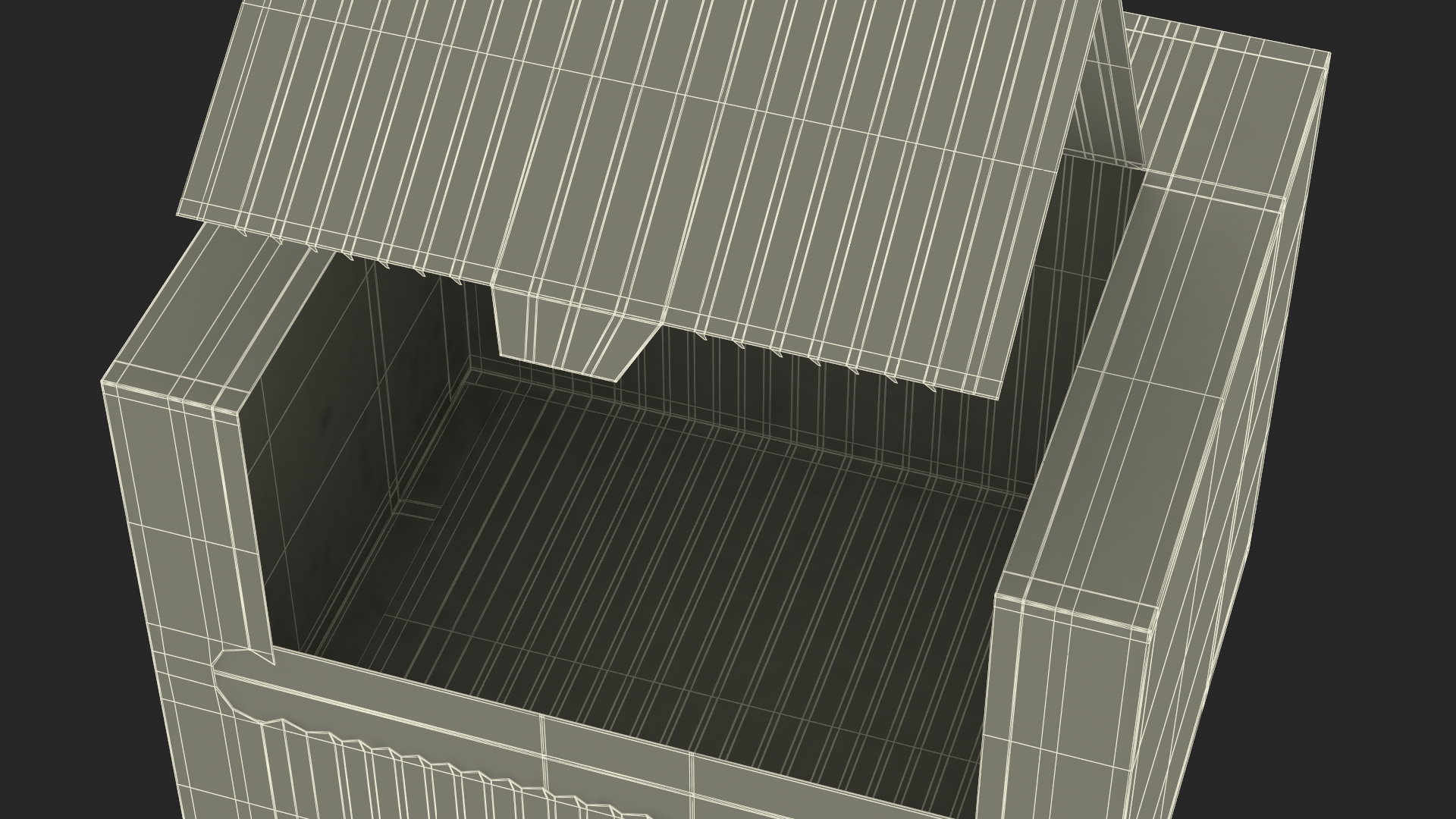 3D Mockup Paper Towel Box Empty model