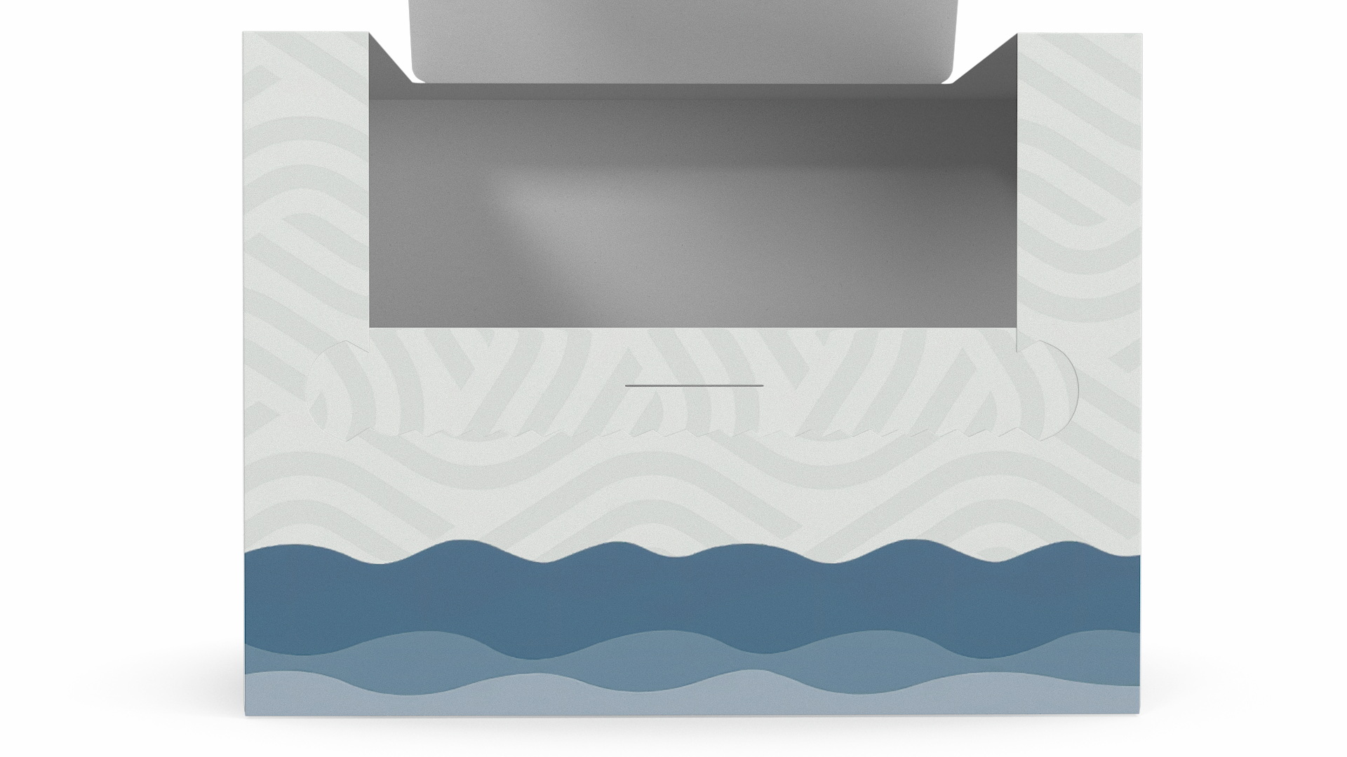 3D Mockup Paper Towel Box Empty model