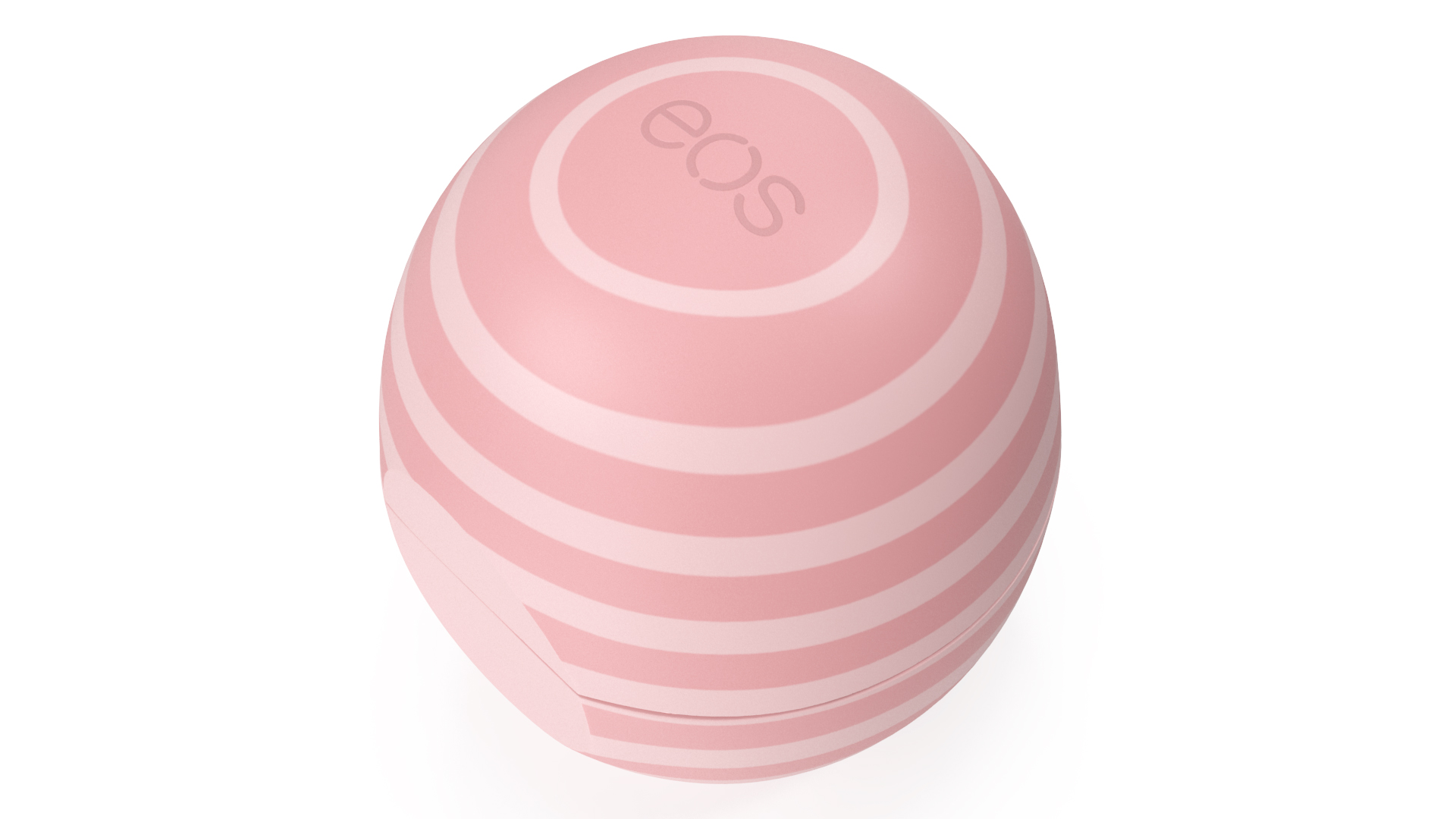 3D model EOS Organic Lip Balm Pink Stripes Closed