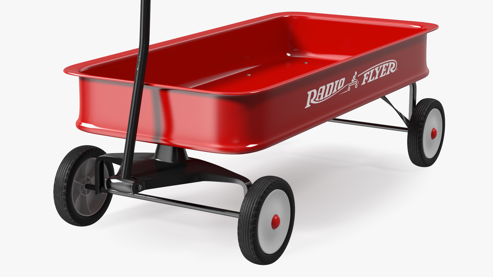 3D Kids and Toddler Classic Steel Pull Wagon