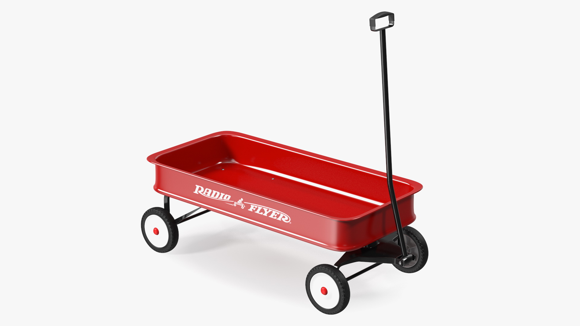 3D Kids and Toddler Classic Steel Pull Wagon