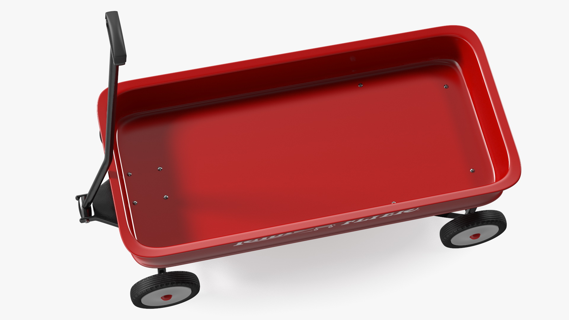 3D Kids and Toddler Classic Steel Pull Wagon