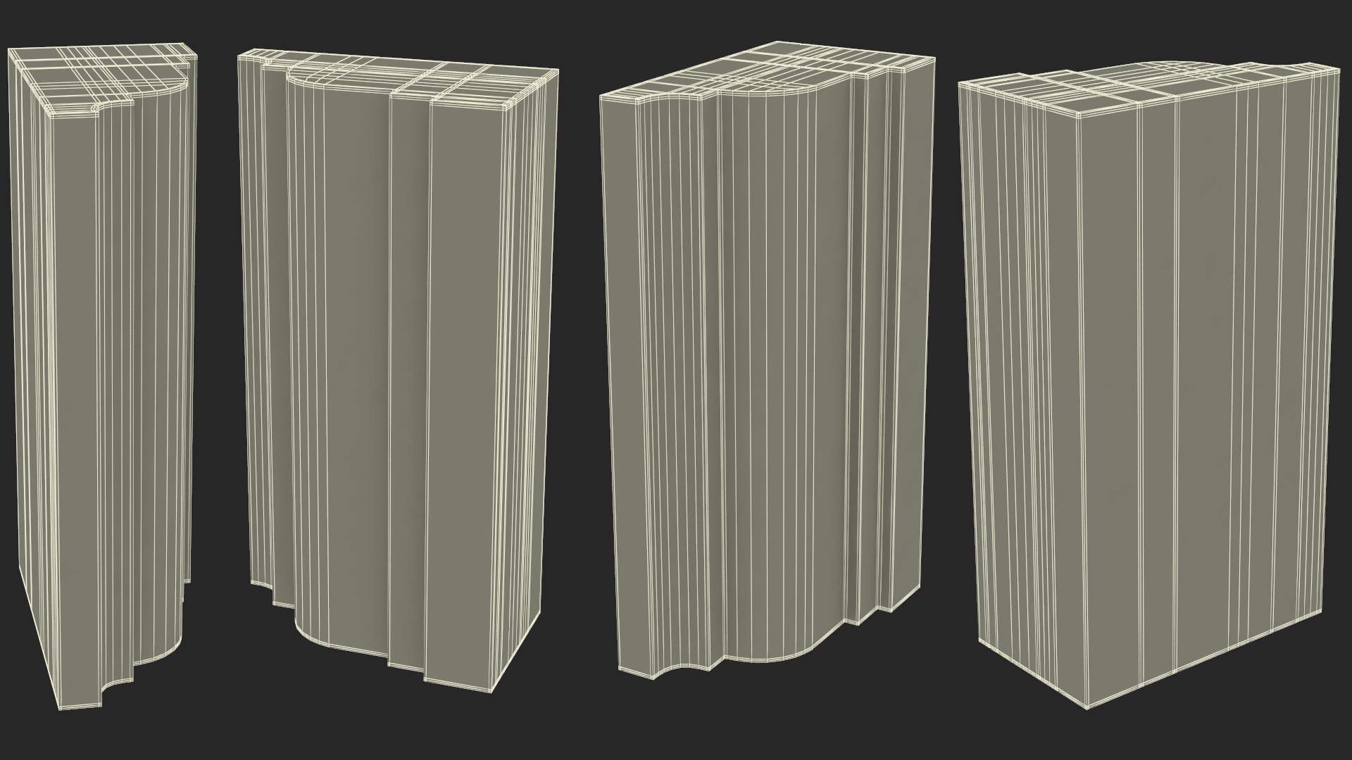 3D model Architectural Molding Gypsum Type 6