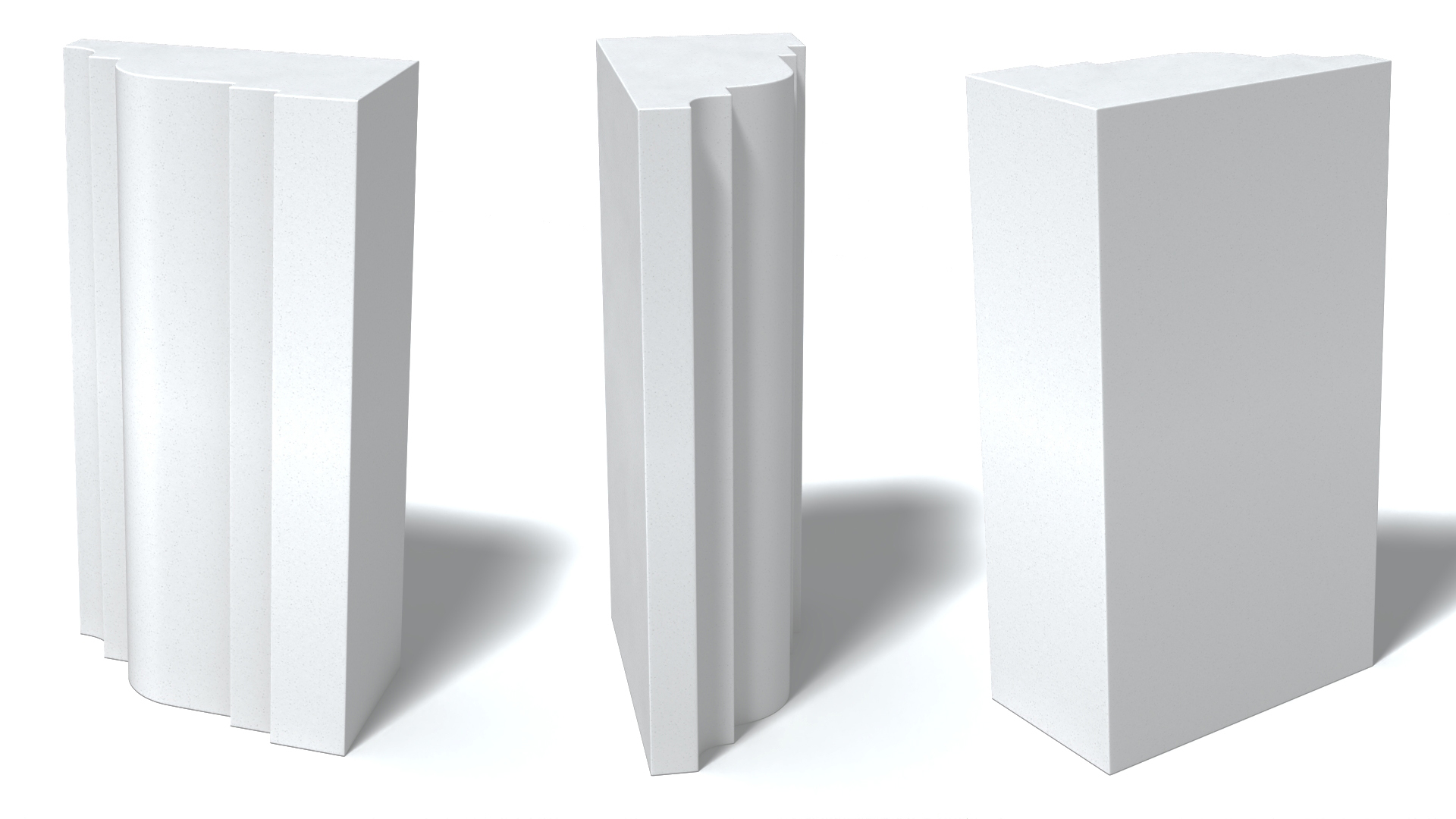 3D model Architectural Molding Gypsum Type 6