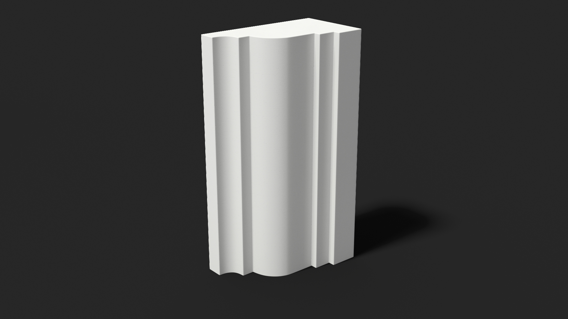 3D model Architectural Molding Gypsum Type 6