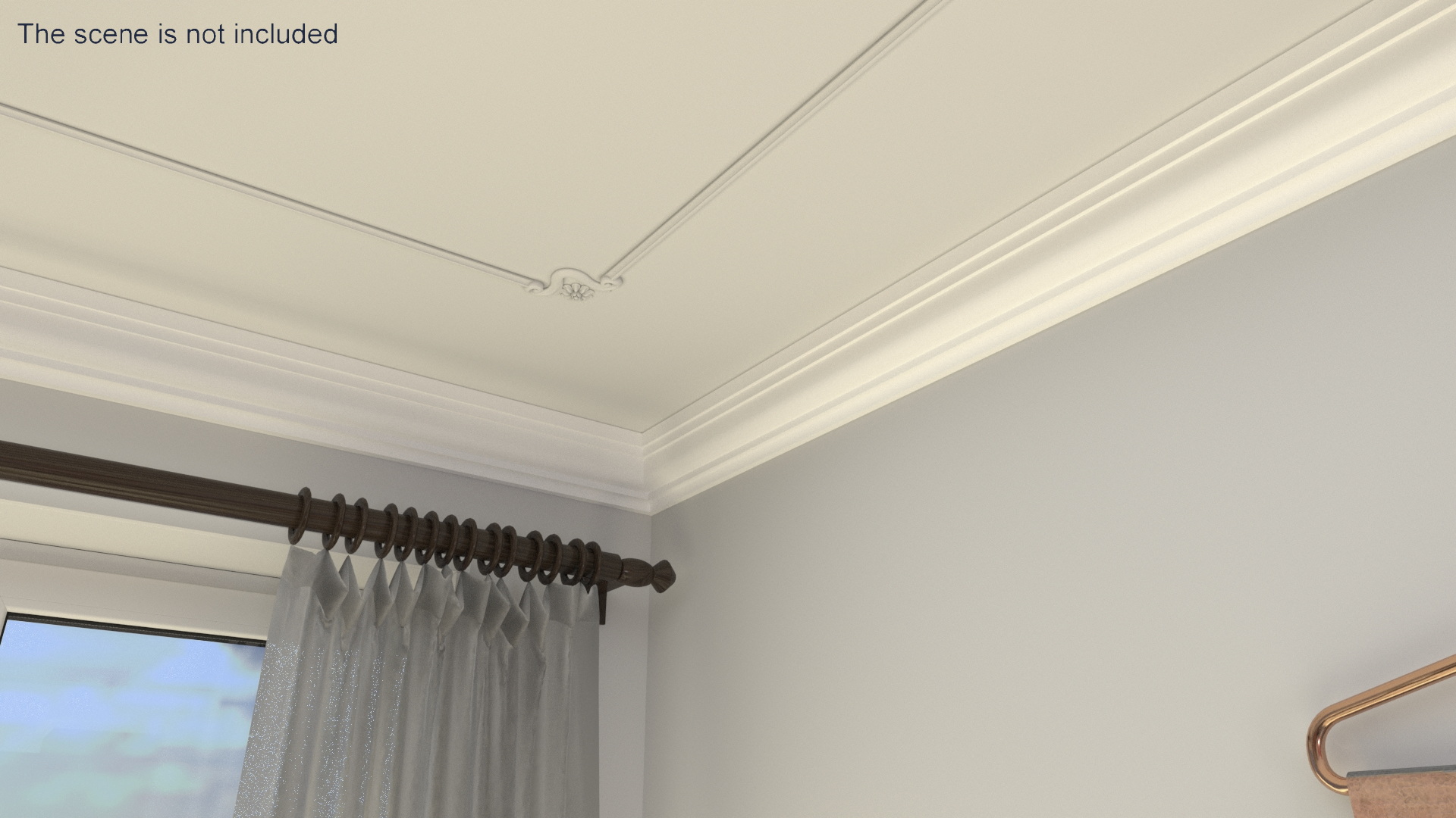 3D model Architectural Molding Gypsum Type 6