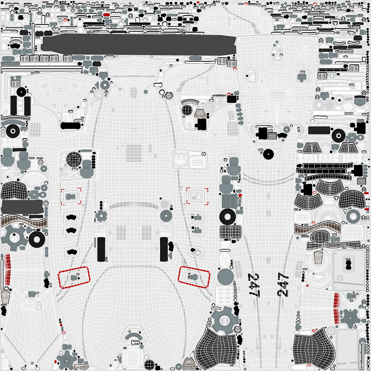 3D Helicopter MI-171 A3 White