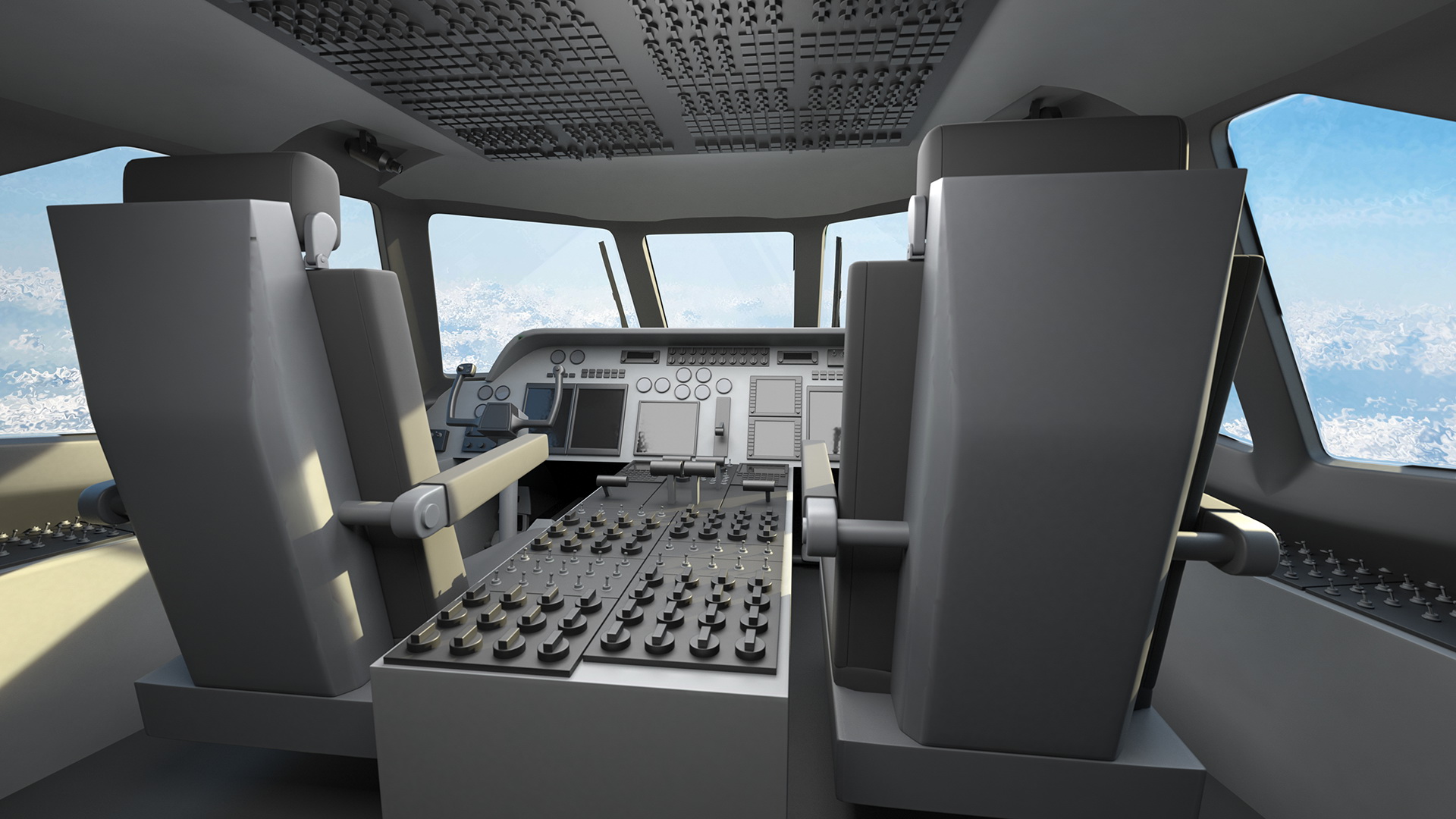 Airbus Military C295 AEW-C Turboprop Aircraft Rigged 3D