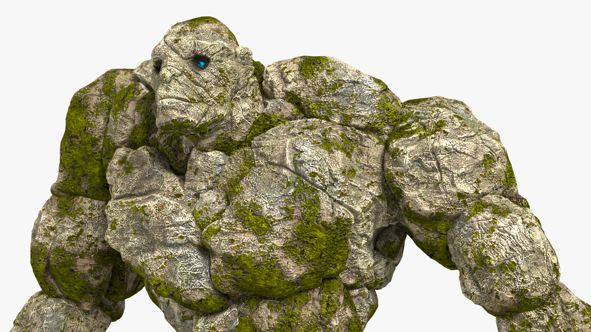 3D Character Stone Golem