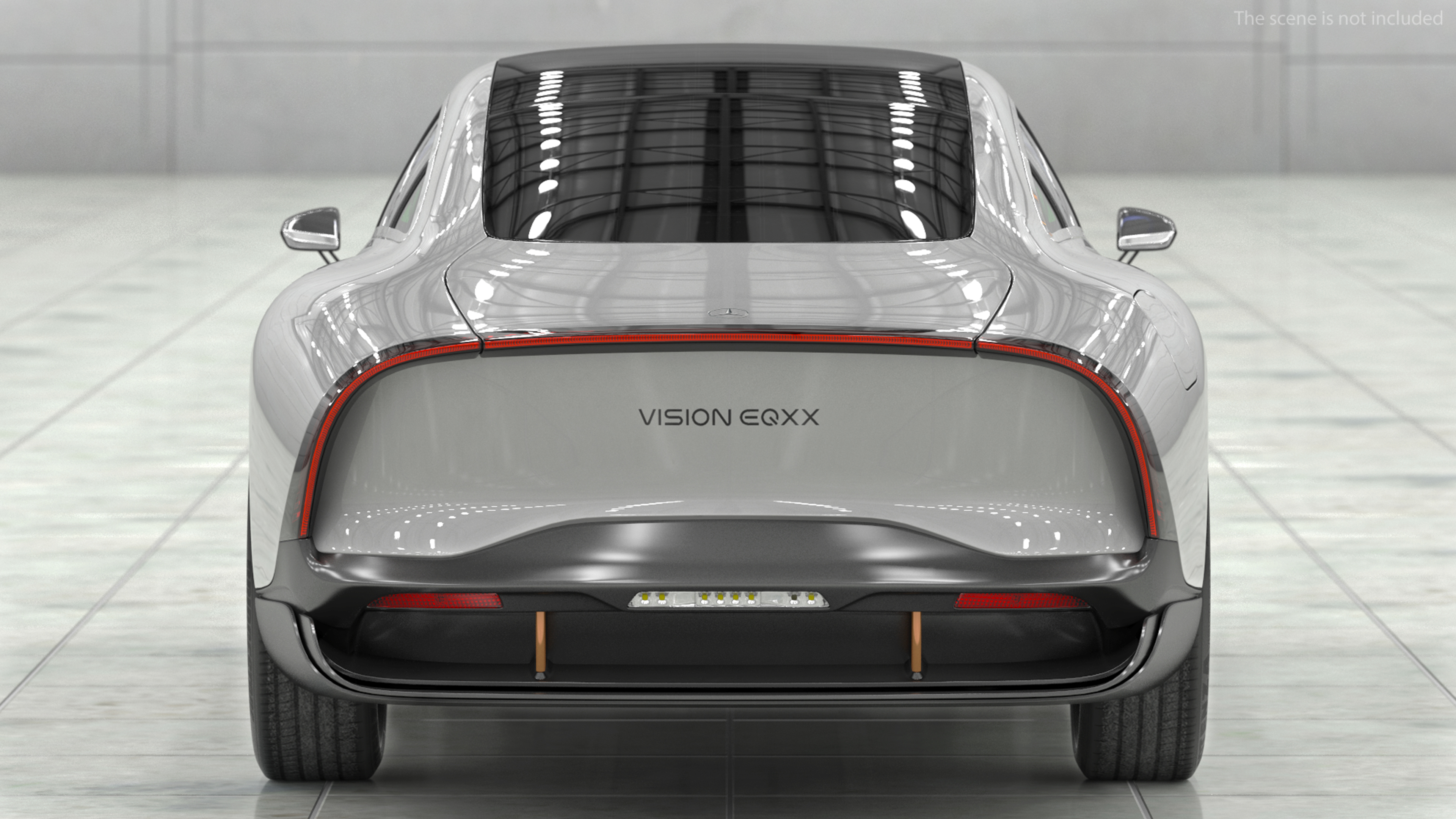 3D model Mercedes Benz VISION EQXX Lights On
