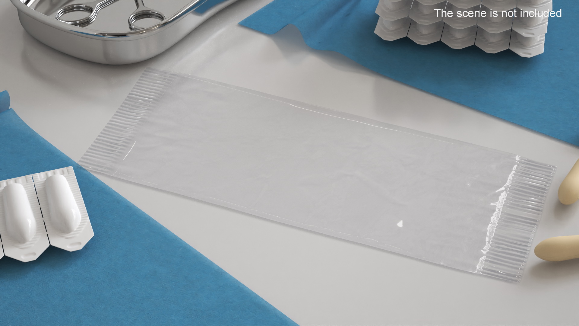 3D Sealed Transparent Packaging model