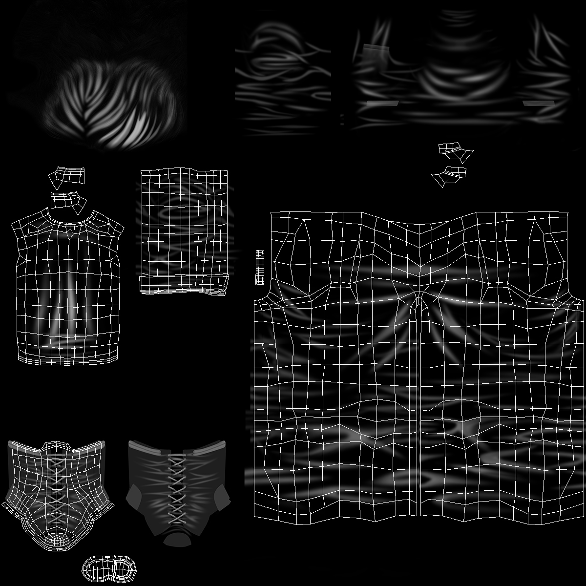 3D model Fashionable Style Clothes