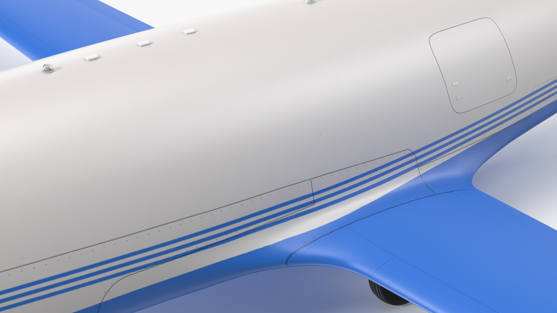 3D Electric Cargo Aircraft model