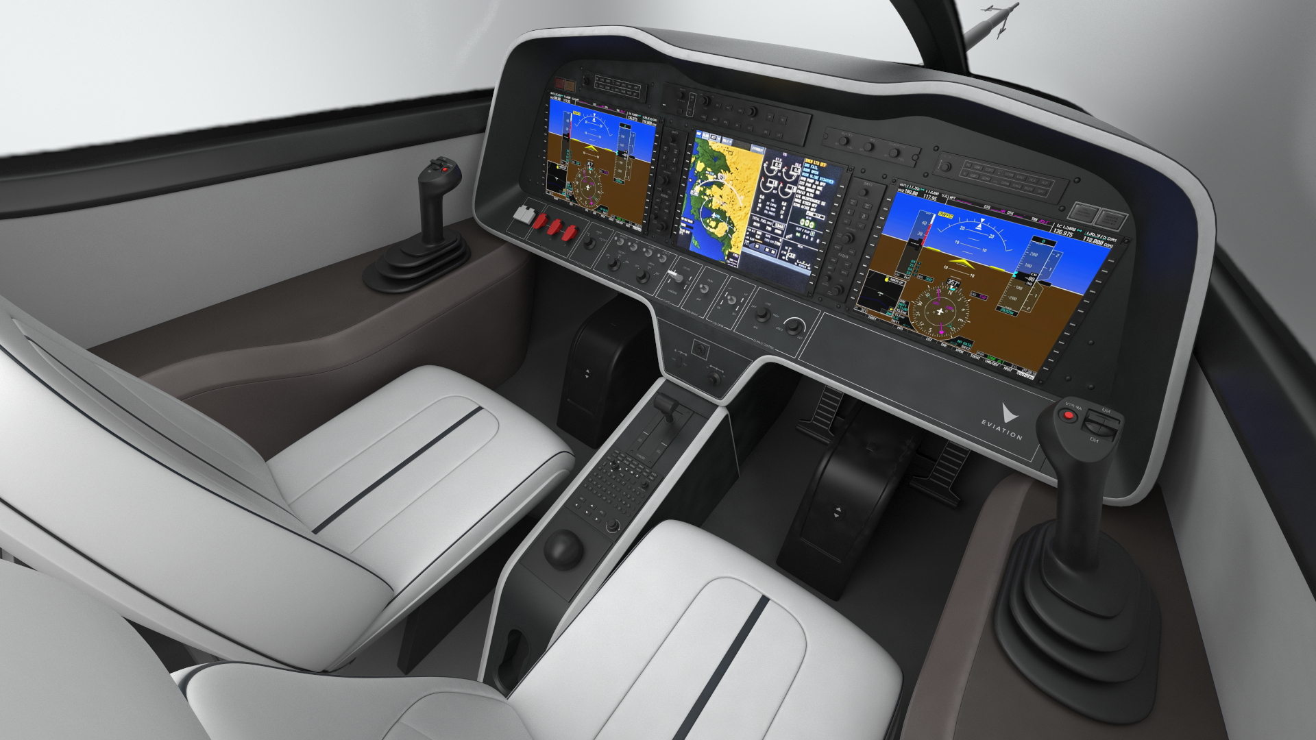 3D Electric Cargo Aircraft model