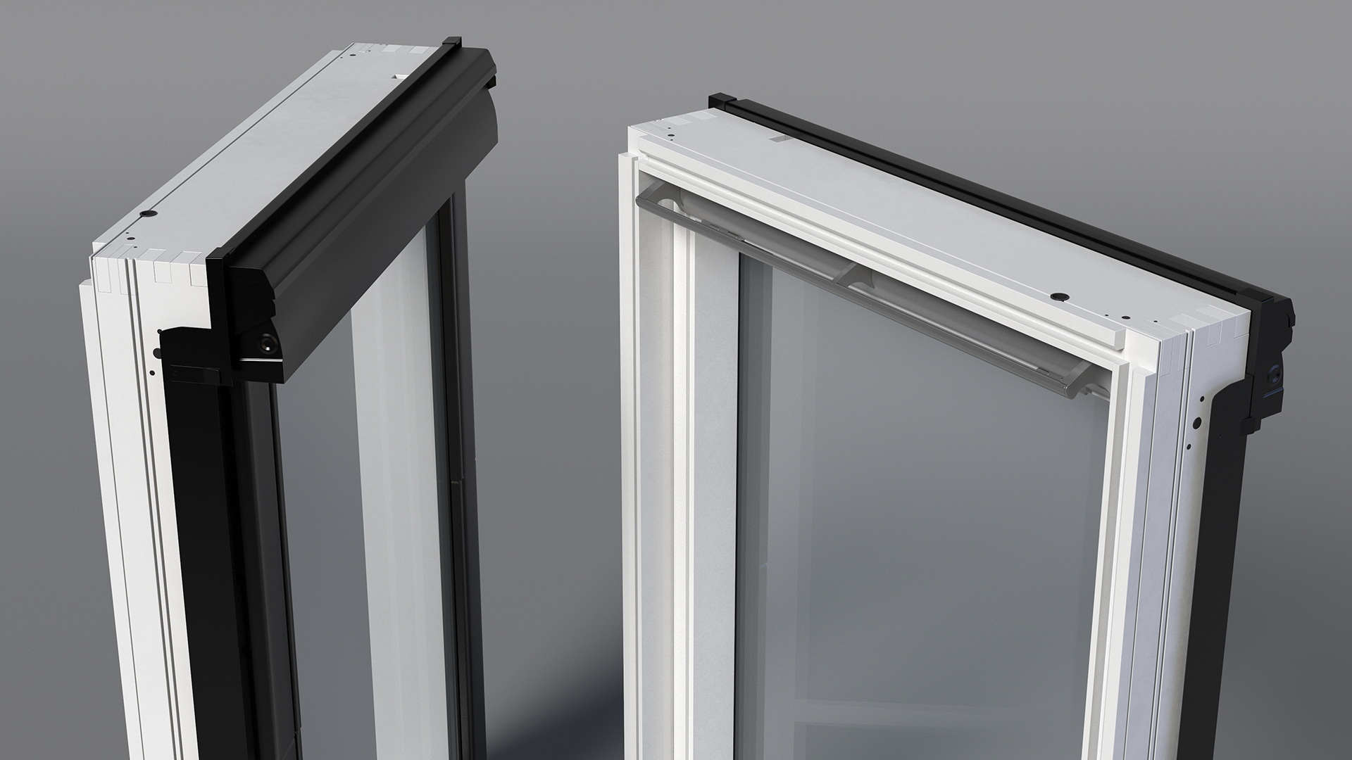 3D model Center Pivot Roof Window 78 x 118 Closed