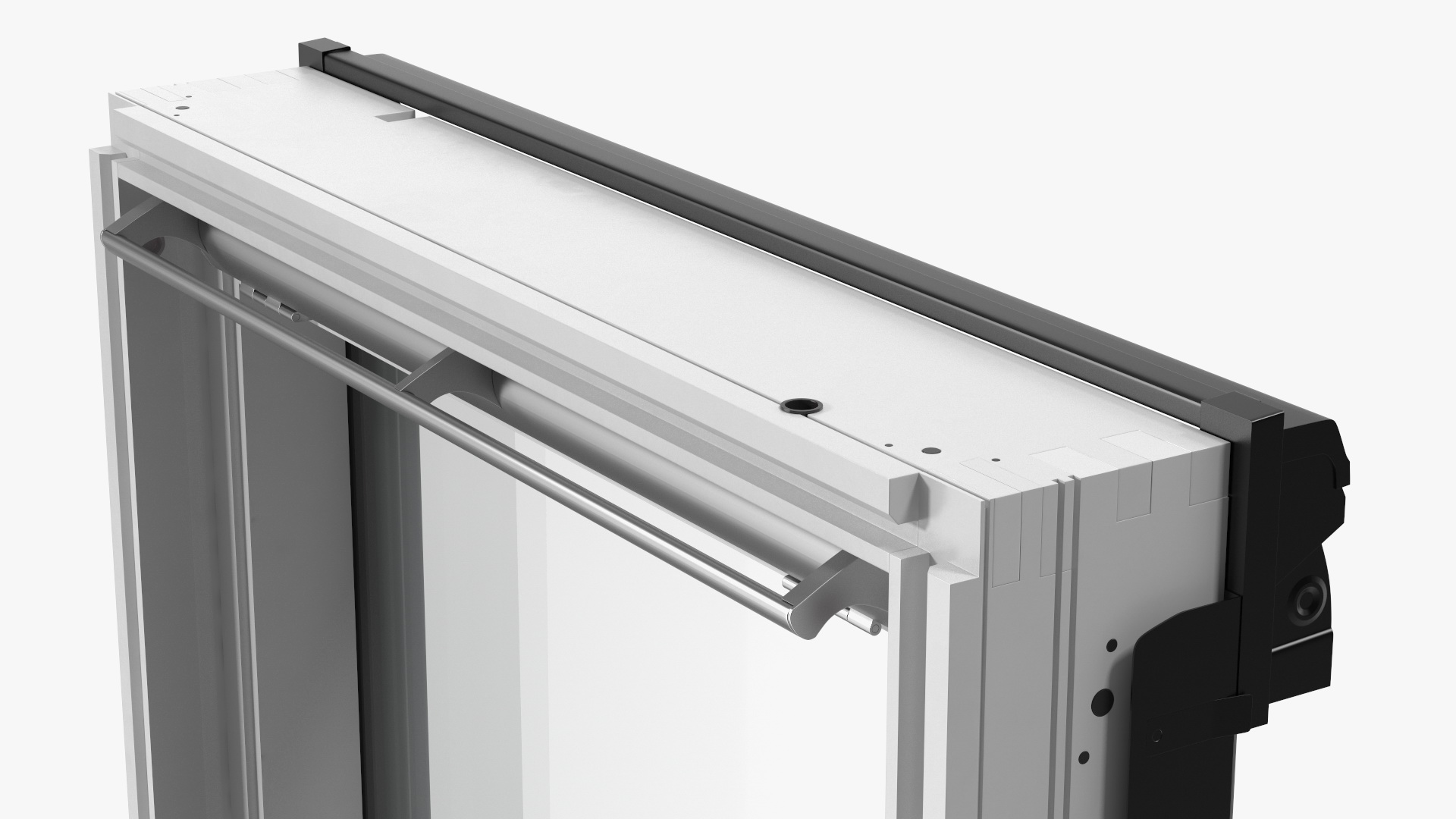 3D model Center Pivot Roof Window 78 x 118 Closed