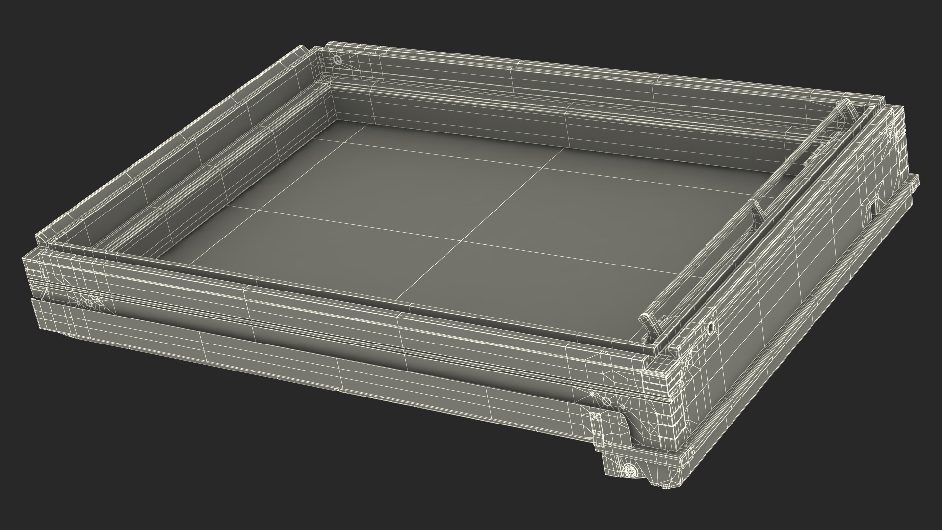 3D model Center Pivot Roof Window 78 x 118 Closed