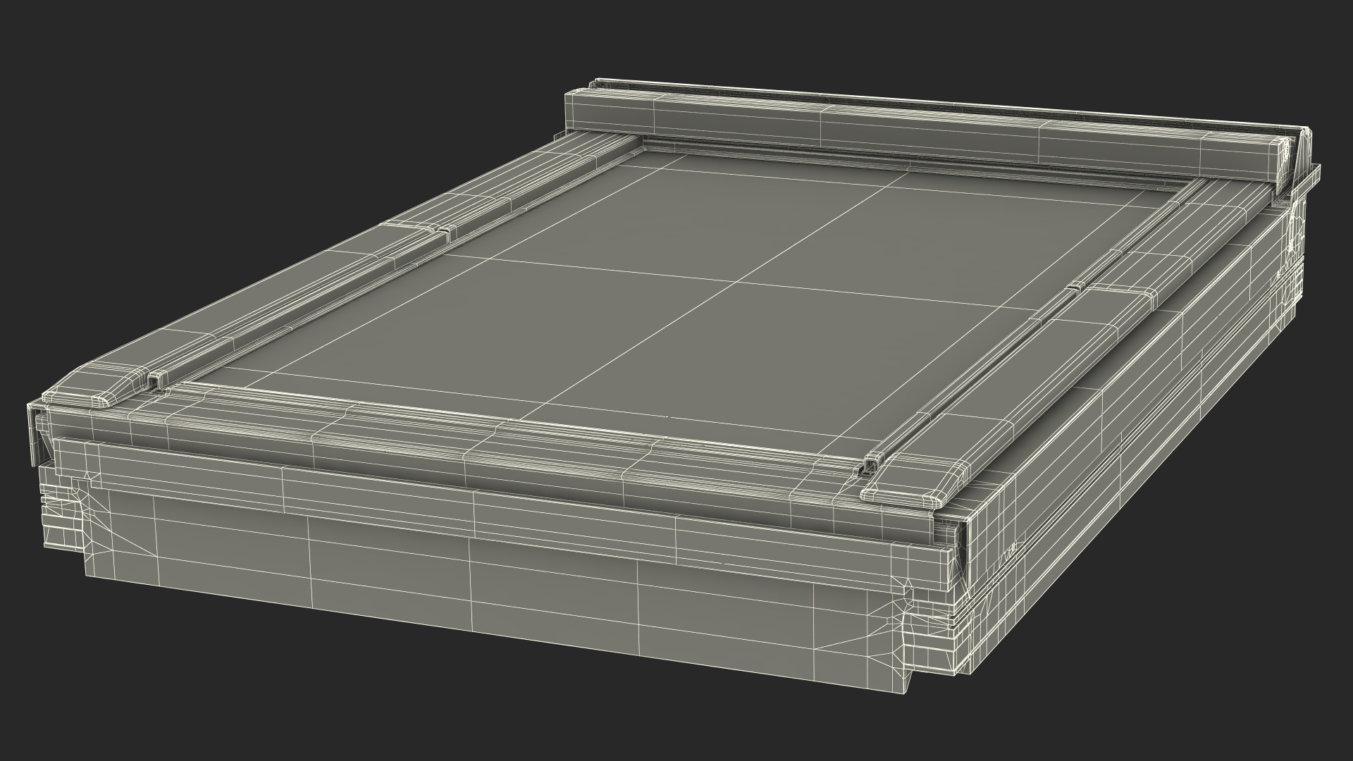 3D model Center Pivot Roof Window 78 x 118 Closed