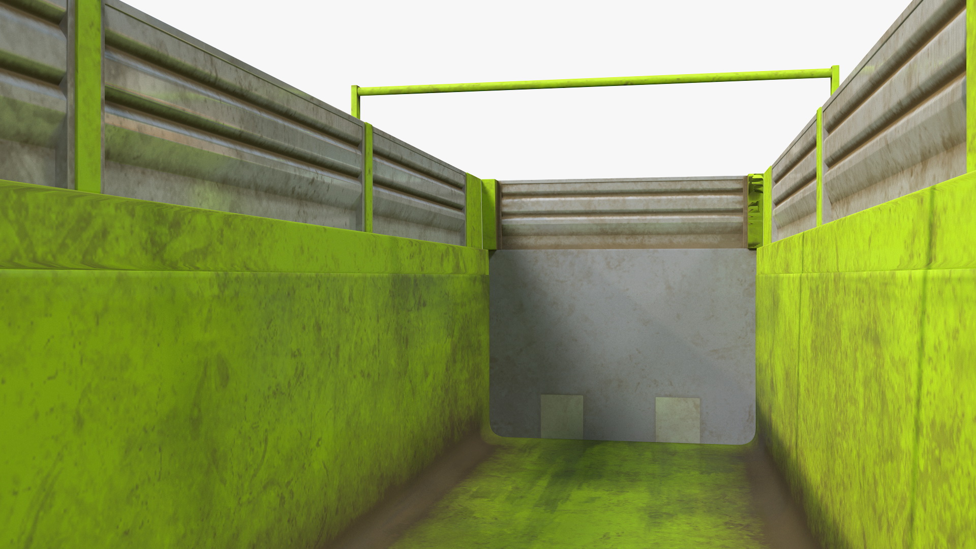 3D Agricultural Body Trailer Dirty