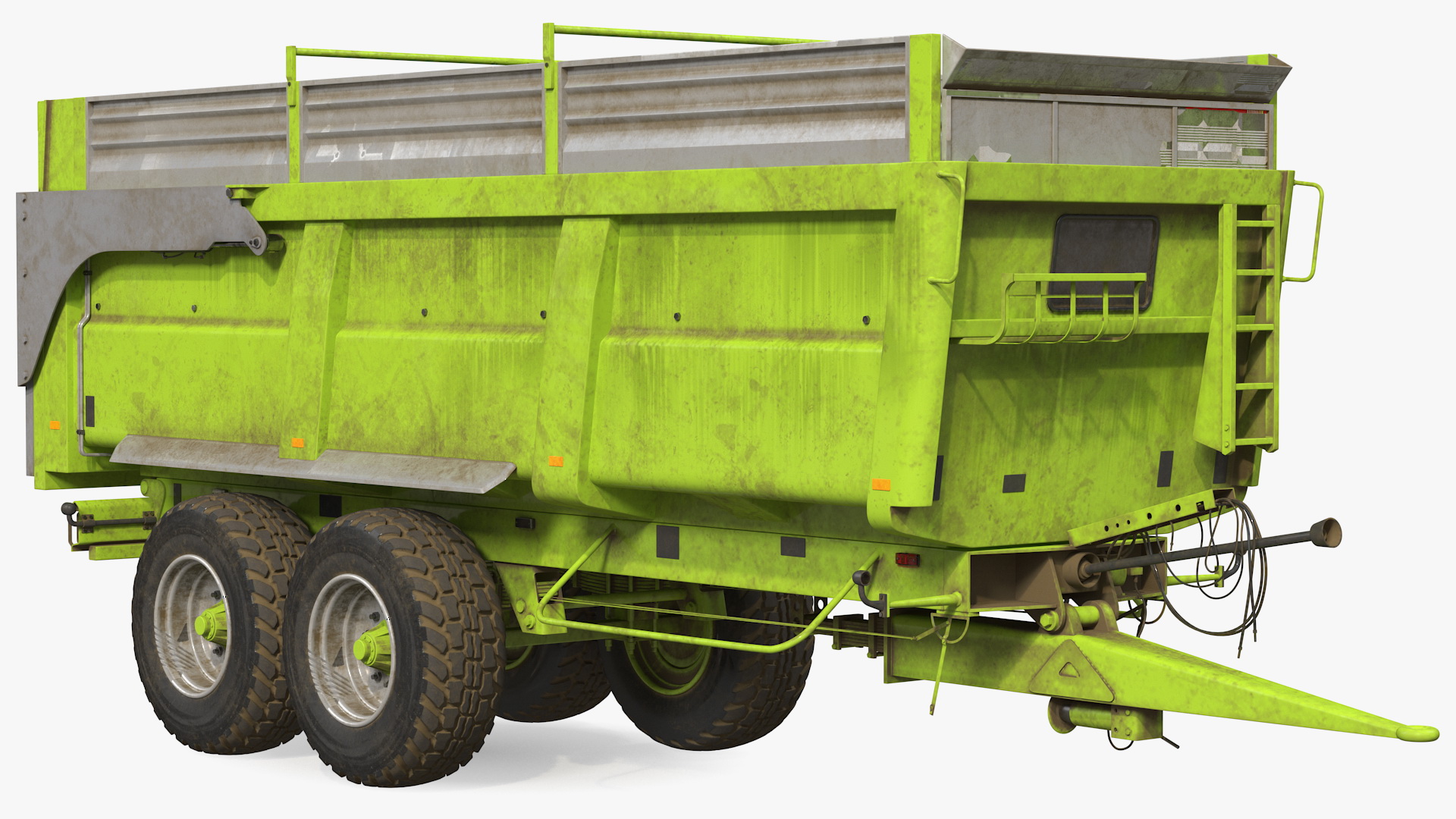 3D Agricultural Body Trailer Dirty