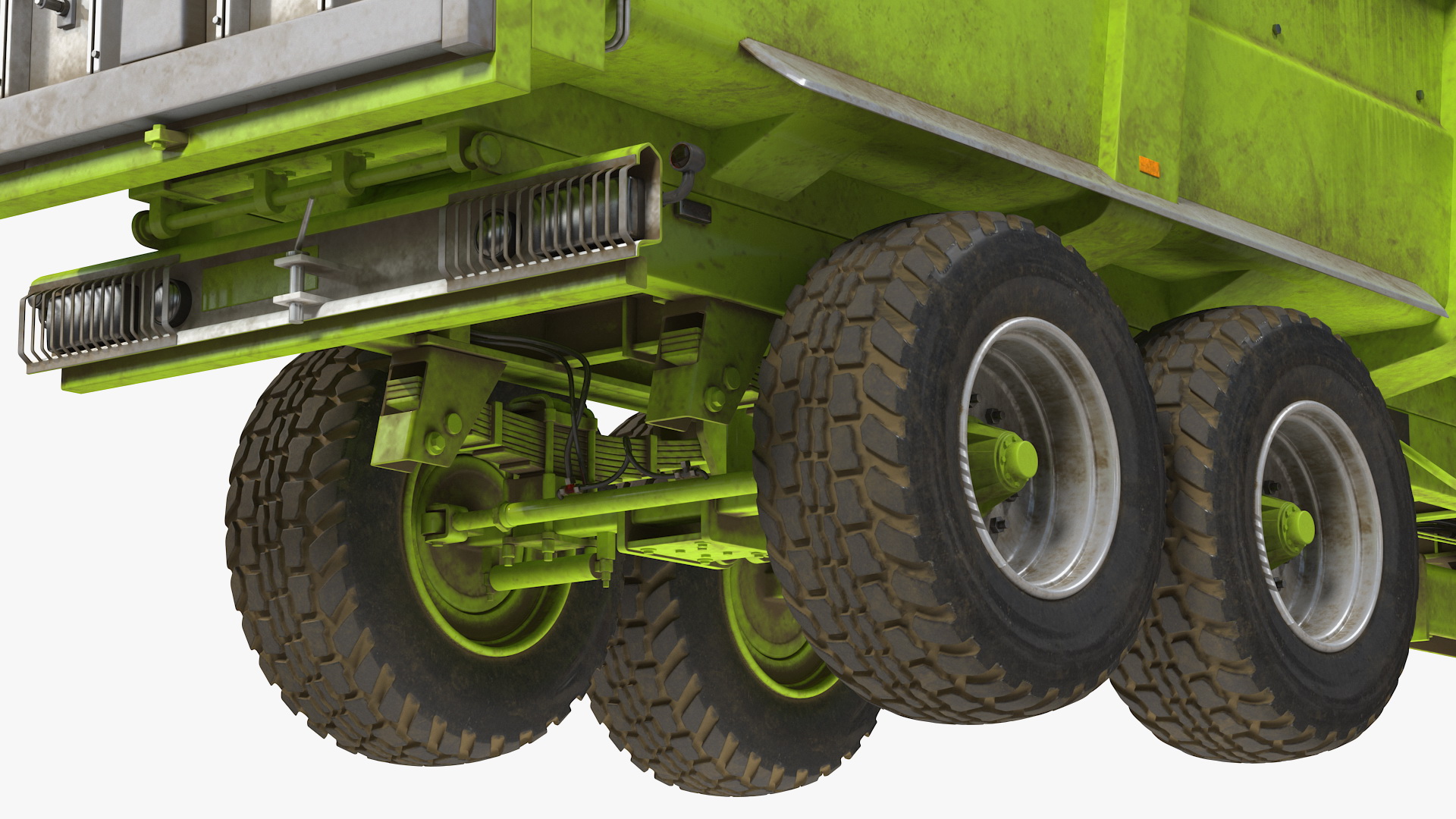 3D Agricultural Body Trailer Dirty