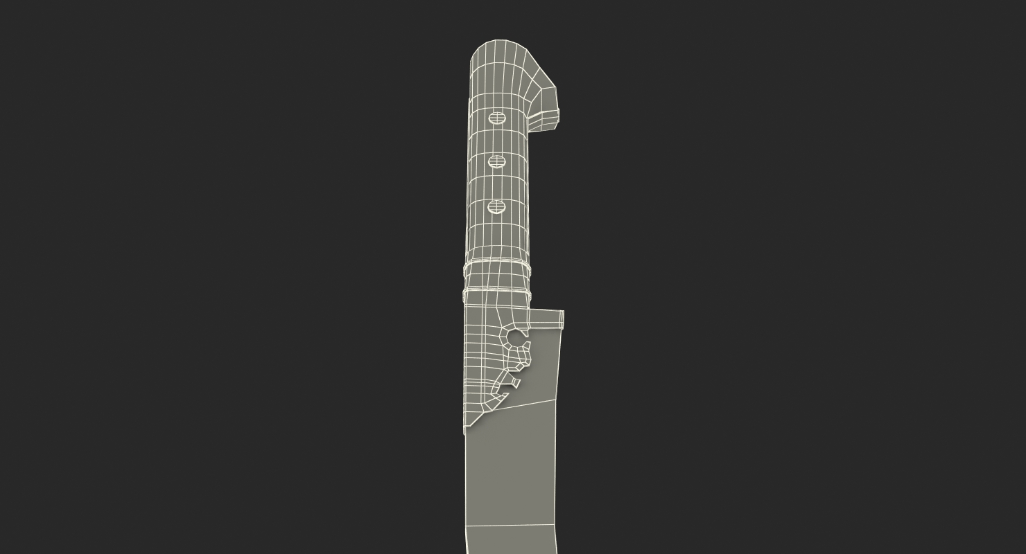 3D model Turkish Yatagan Sword Set