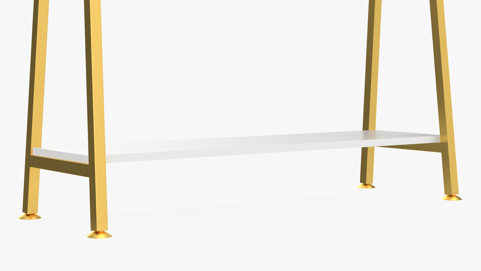 3D model Gold Cloth Coat Rack