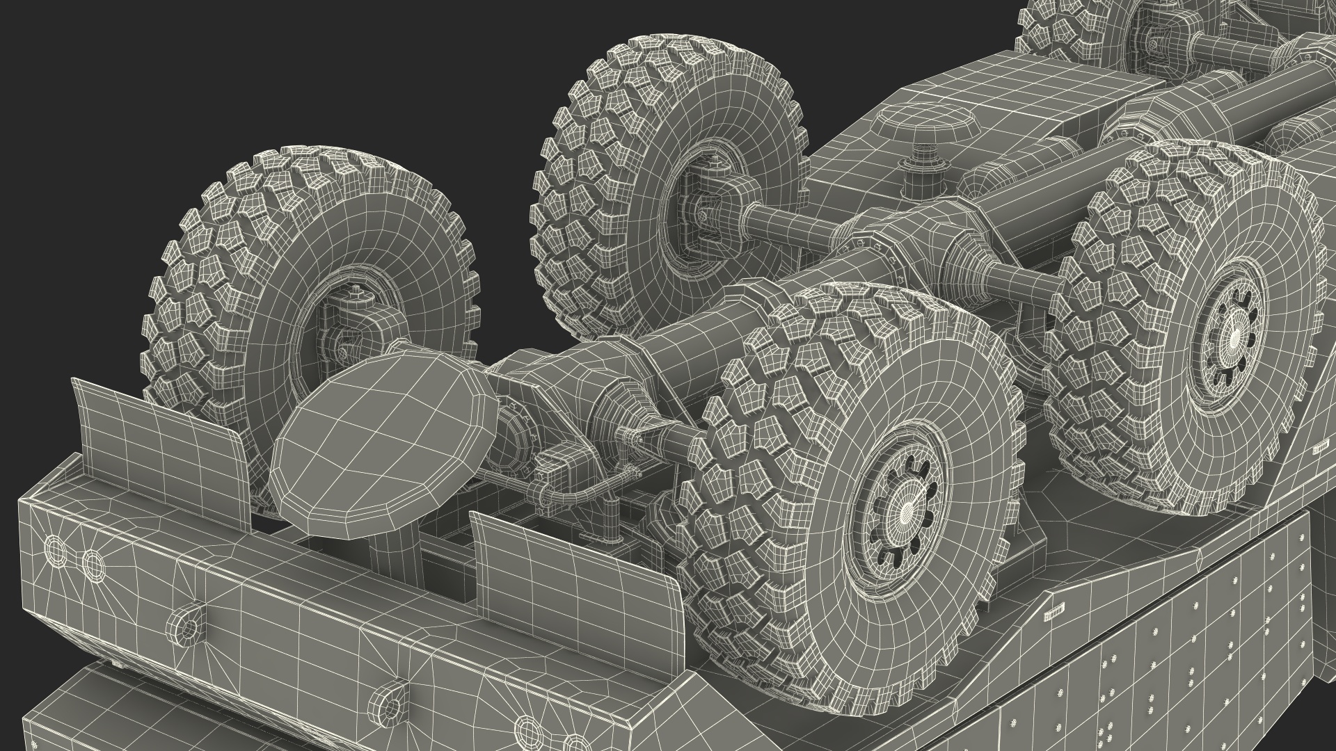 3D model Armored Self Propelled Artillery Unit 155mm Rigged