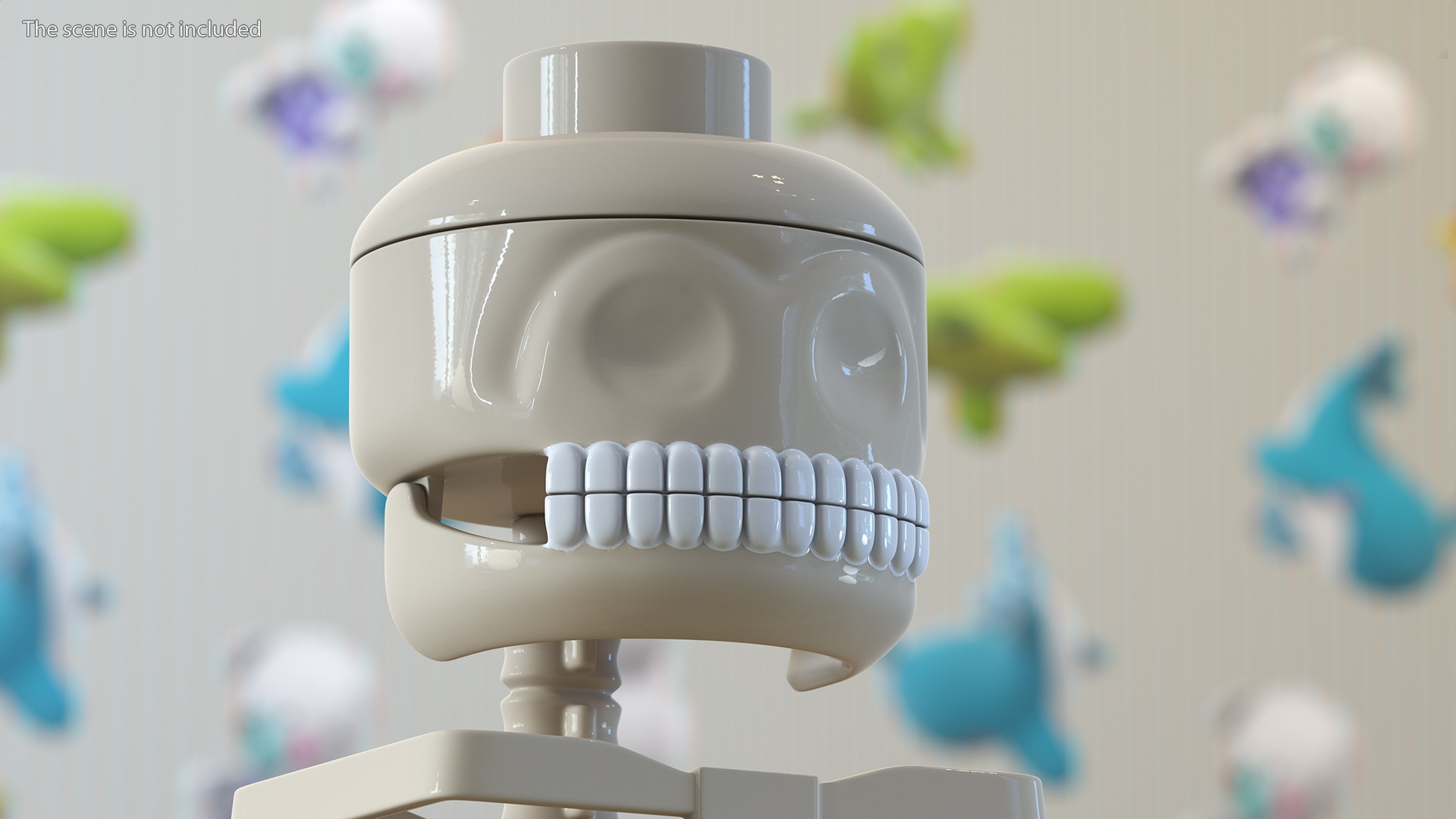 3D Anatomical LEGO Man Skeleton model