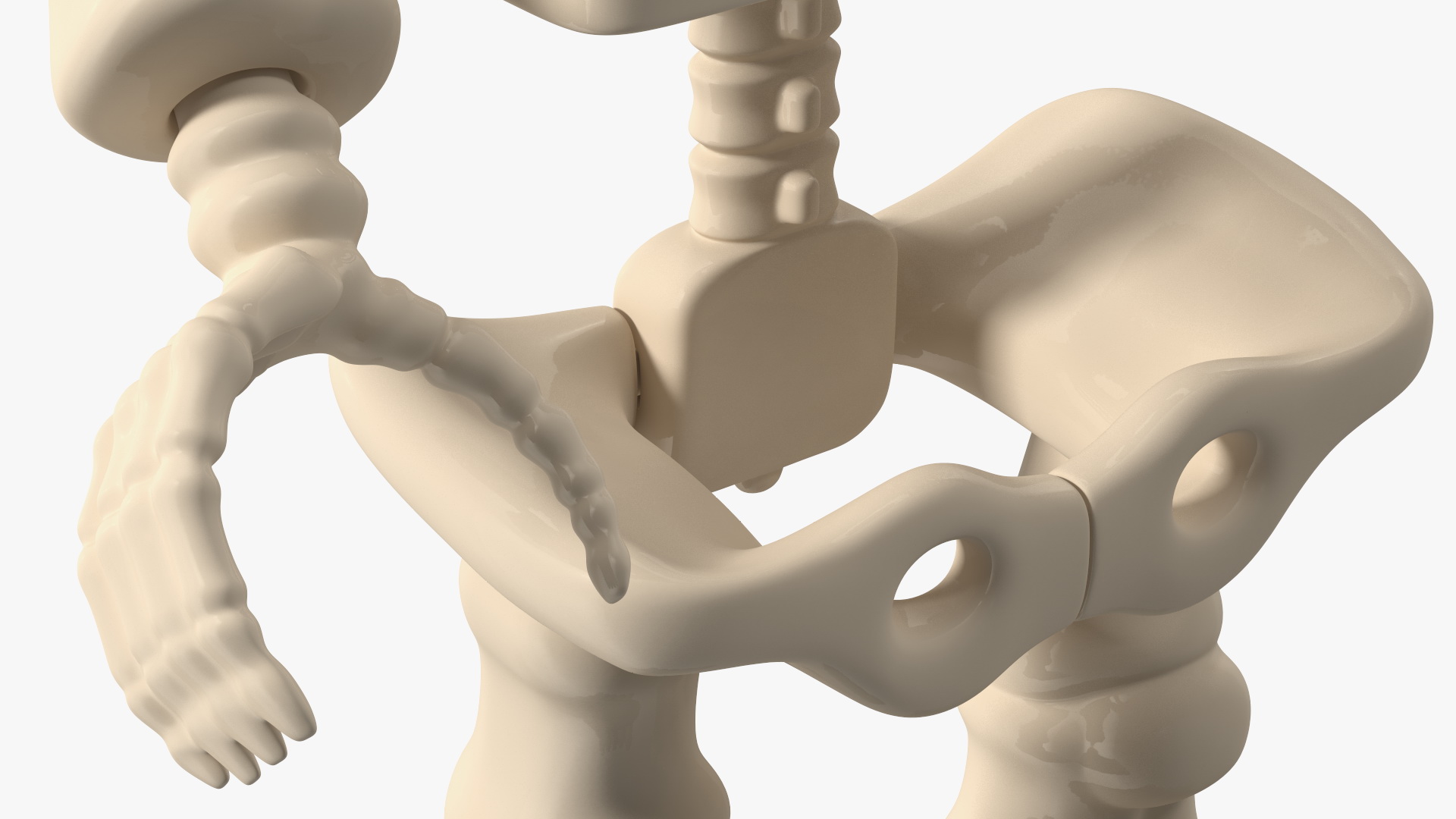 3D Anatomical LEGO Man Skeleton model