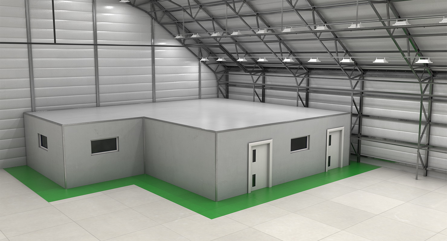 Aircraft Maintenance Hangar 3D