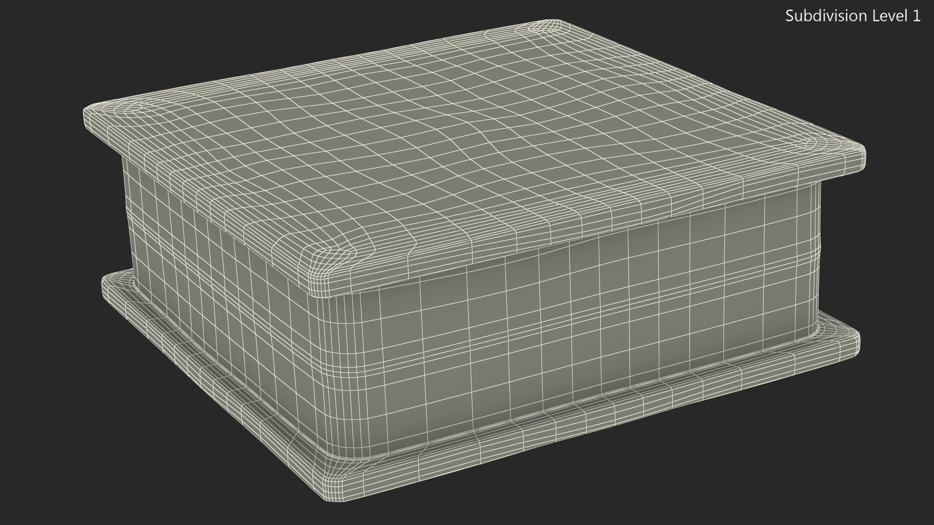 3D model Clear Bubbles Glass Block