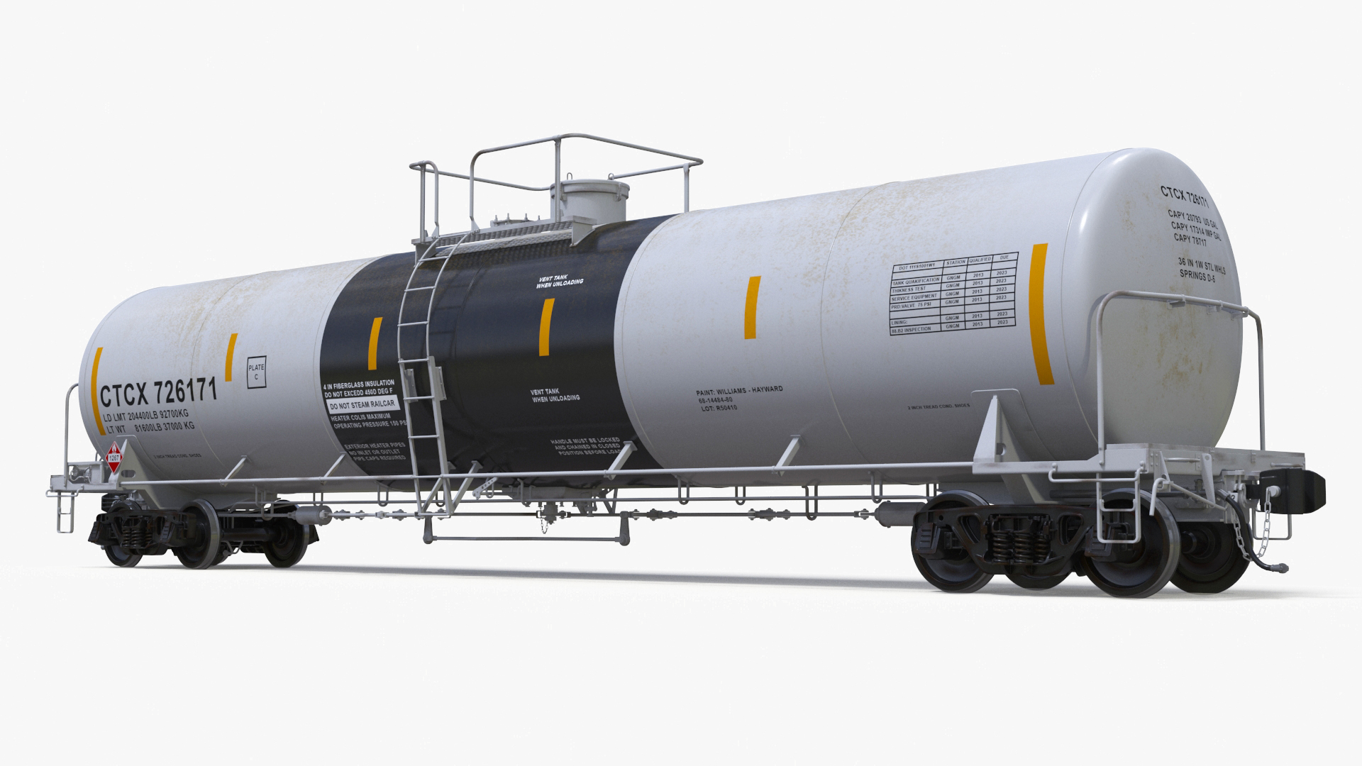 Steam Engine with Tank Cars 3D