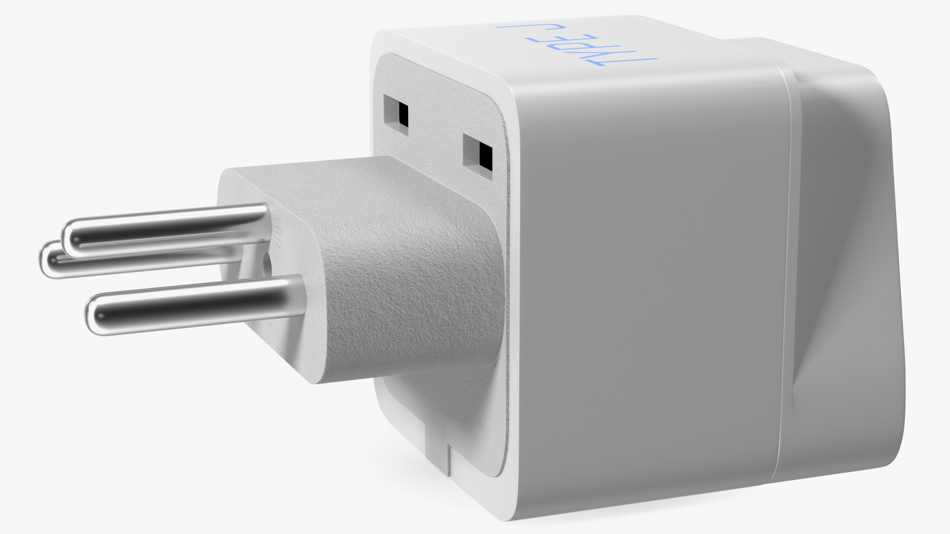 3D model Type J Universal Plug Adapter White