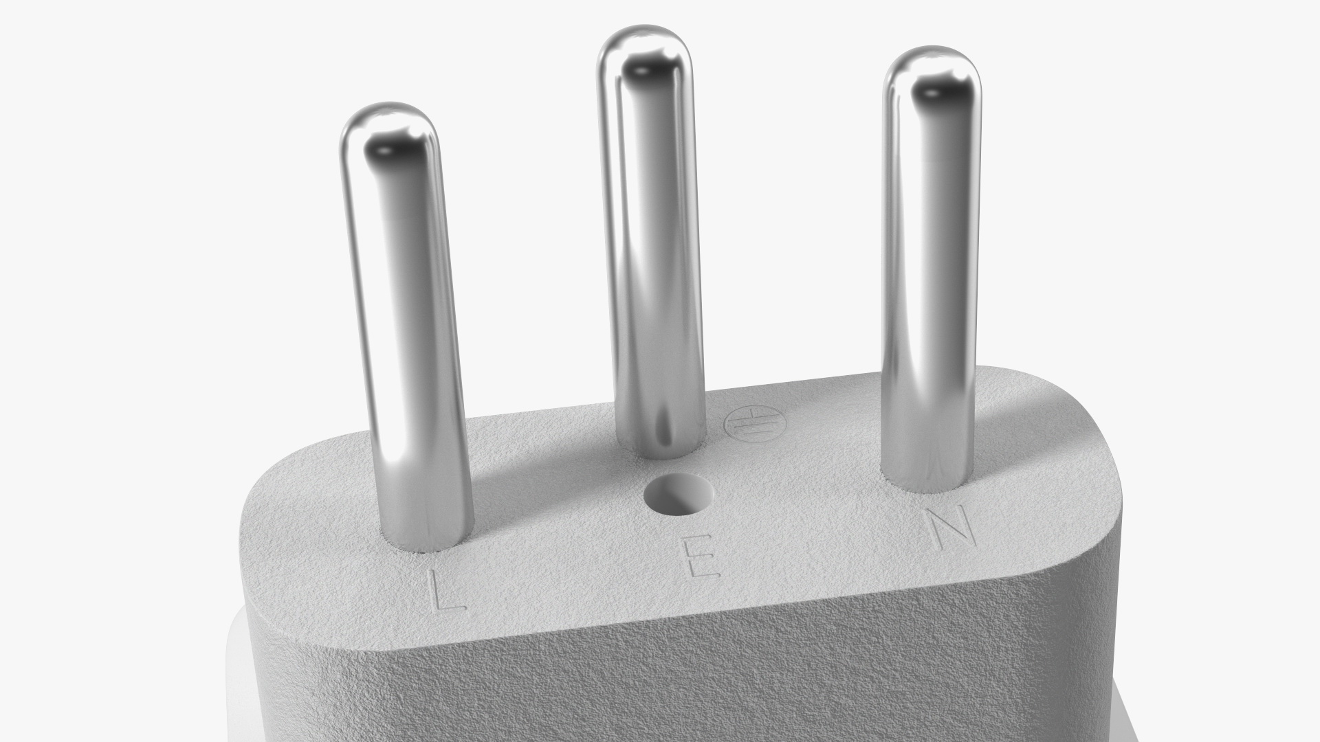 3D model Type J Universal Plug Adapter White