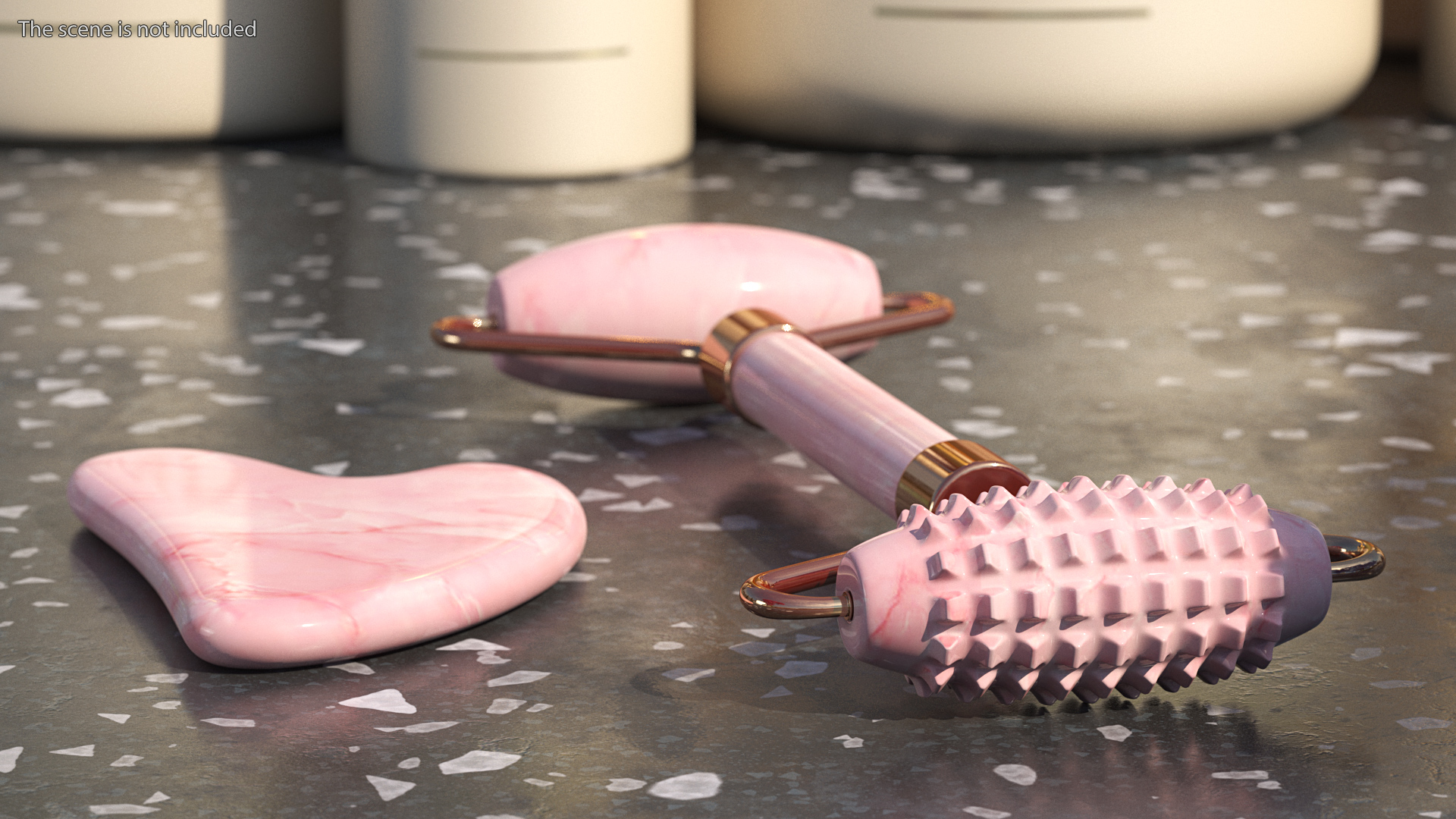 3D Gua Sha Tools Pink model
