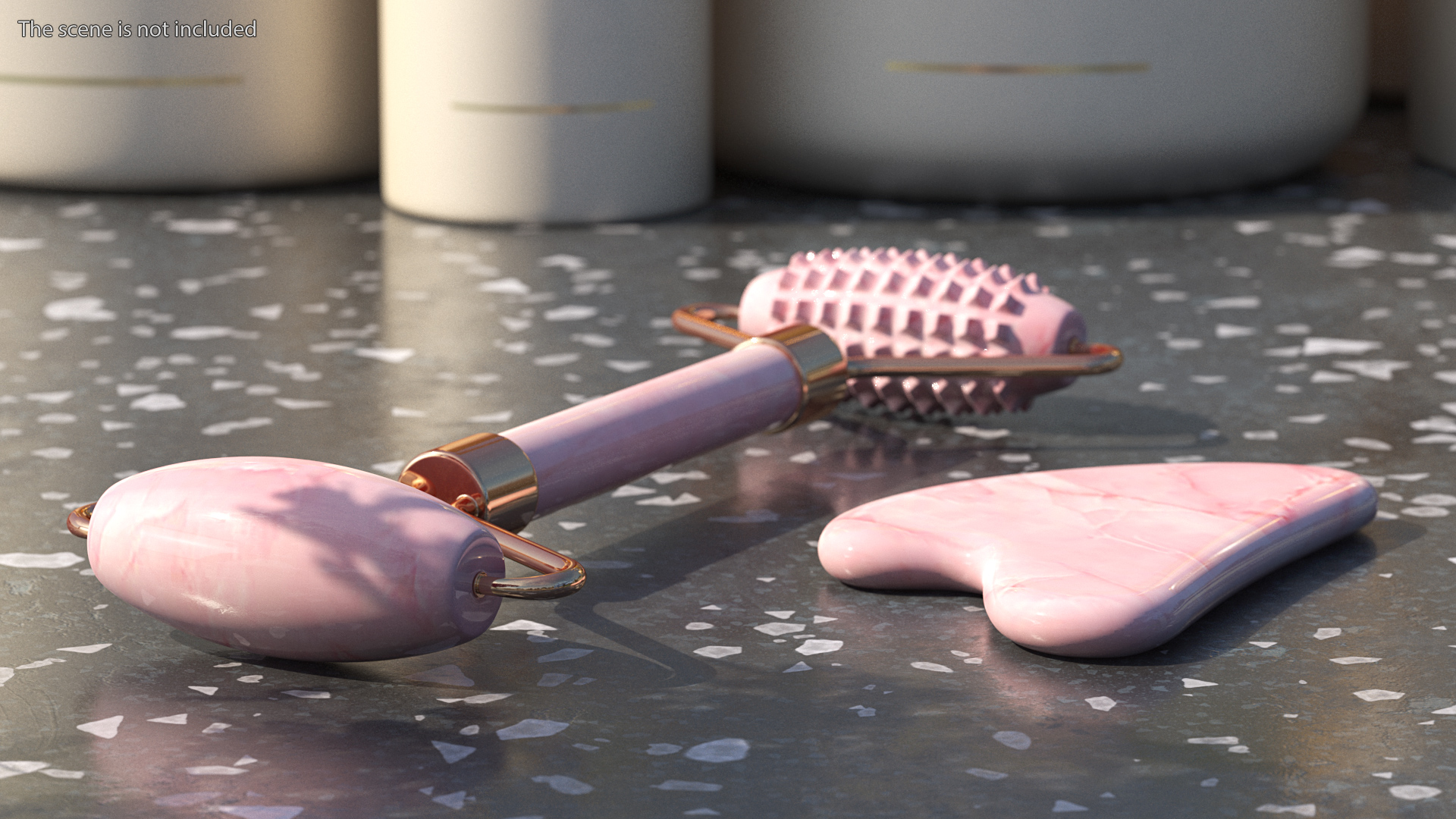 3D Gua Sha Tools Pink model