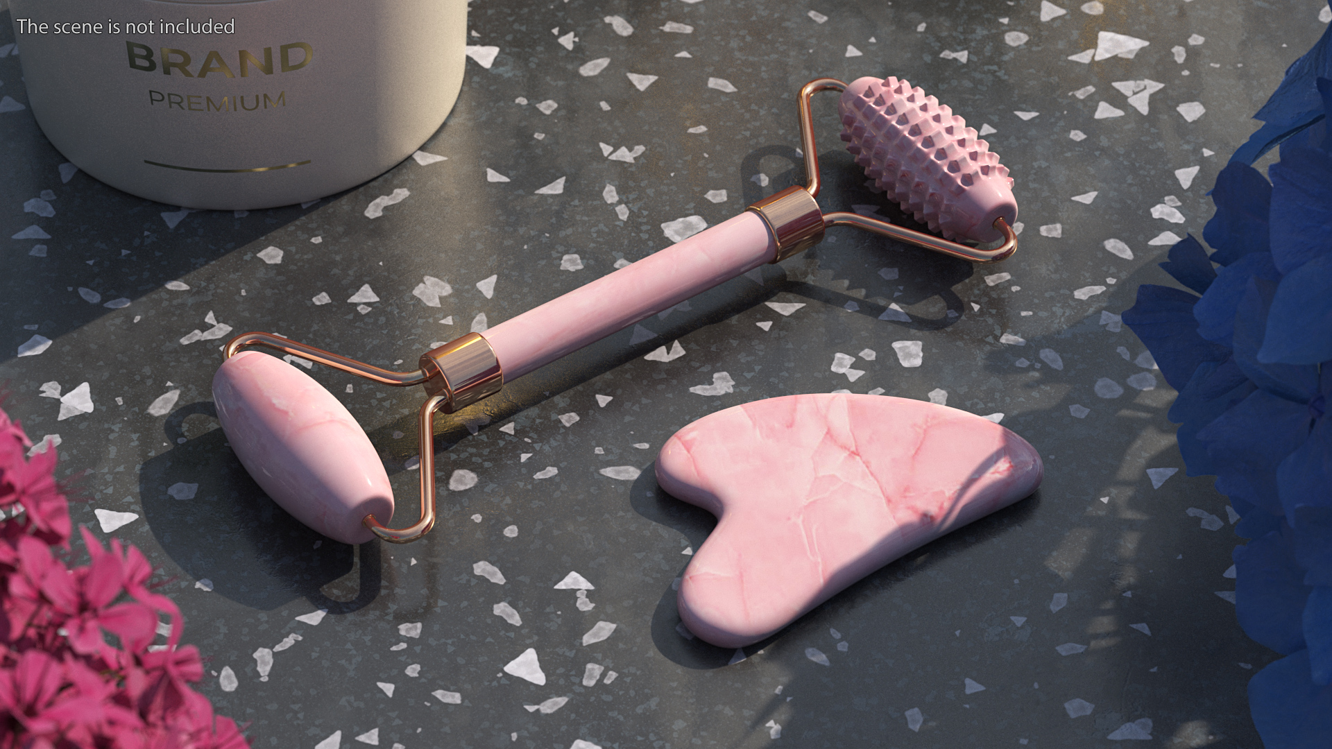 3D Gua Sha Tools Pink model