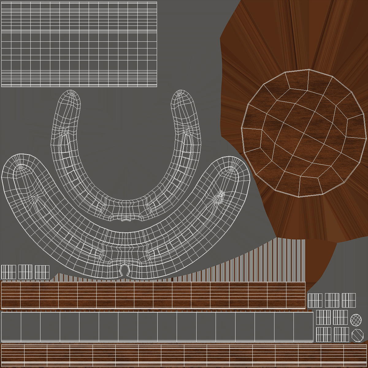 Silver Horseshoe Award 3D