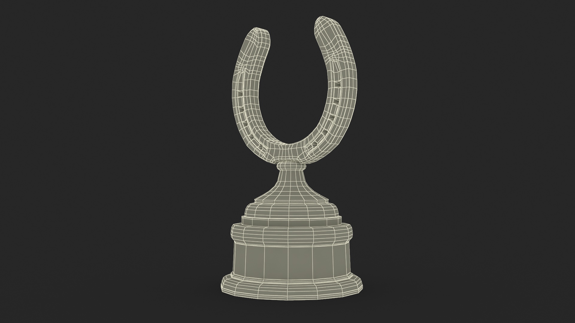 Silver Horseshoe Award 3D