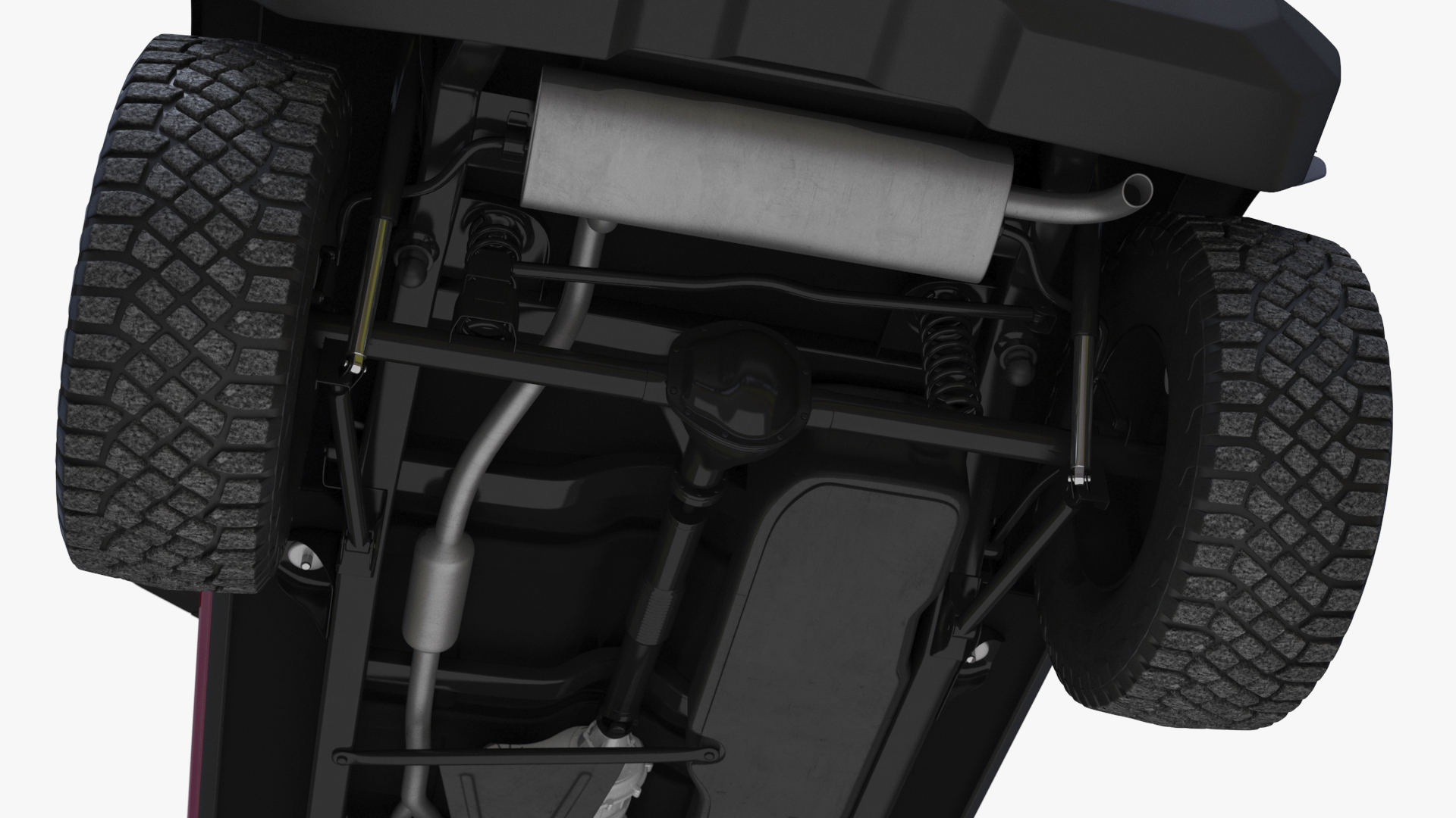 Ford Bronco Two Door SUV Rapid Red 3D model