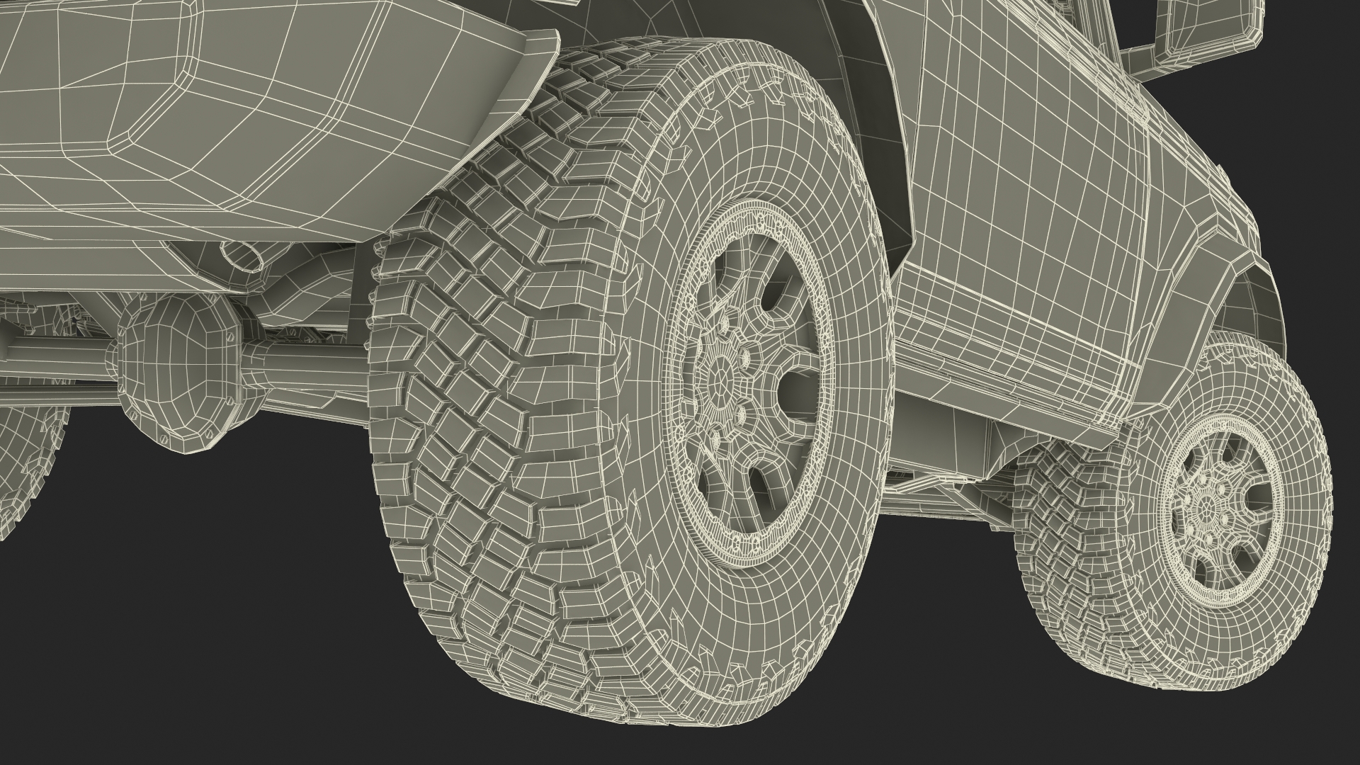 Ford Bronco Two Door SUV Rapid Red 3D model