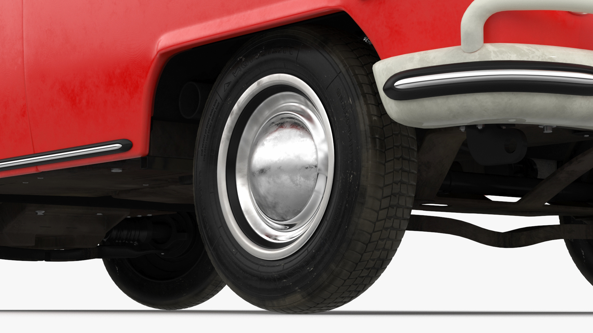 Volkswagen Type 2 Pickup Truck Rigged 3D